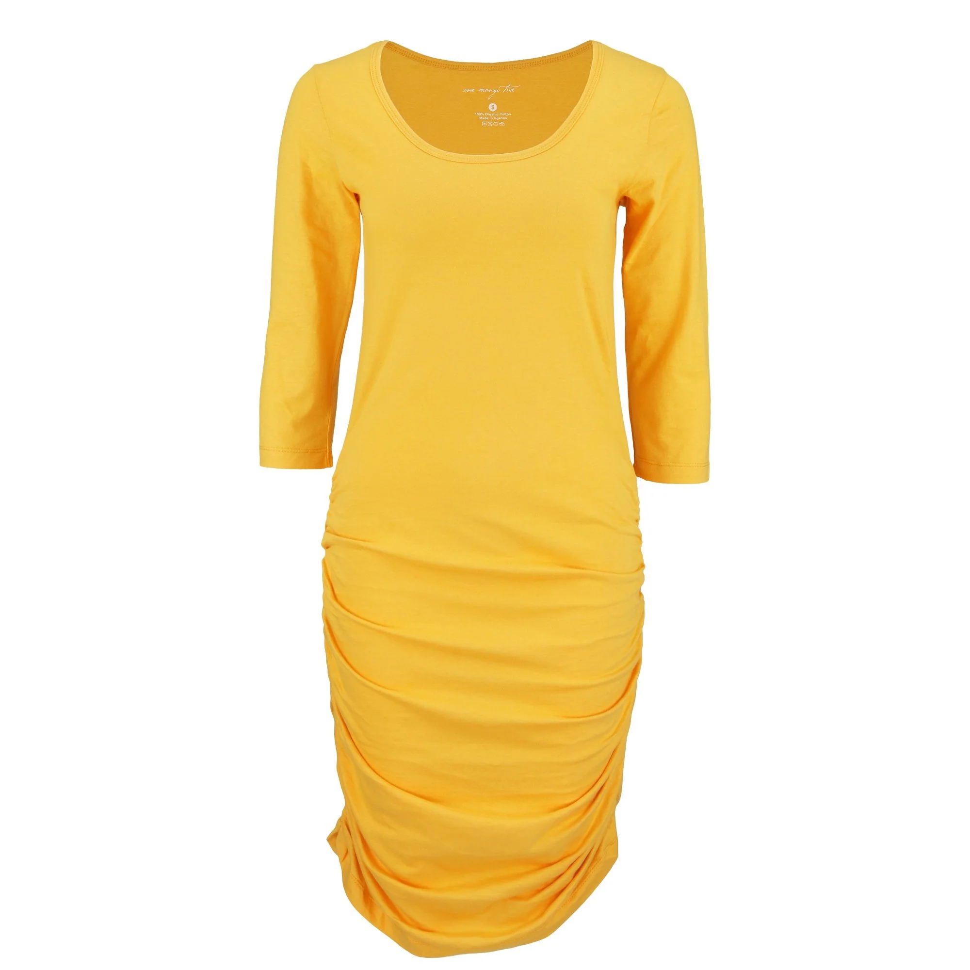 Organic Shirred Tunic Dress - Image 4