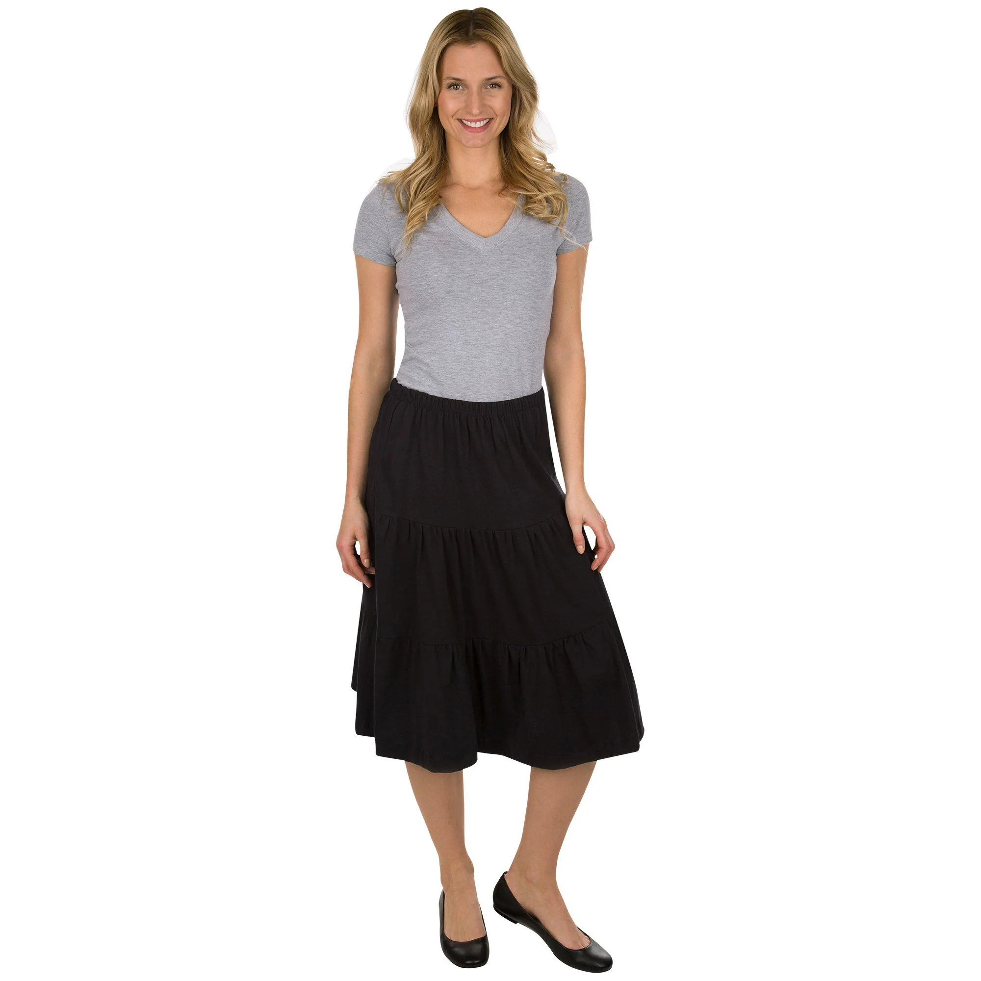 Organic Tiered Travel Skirt - Image 2
