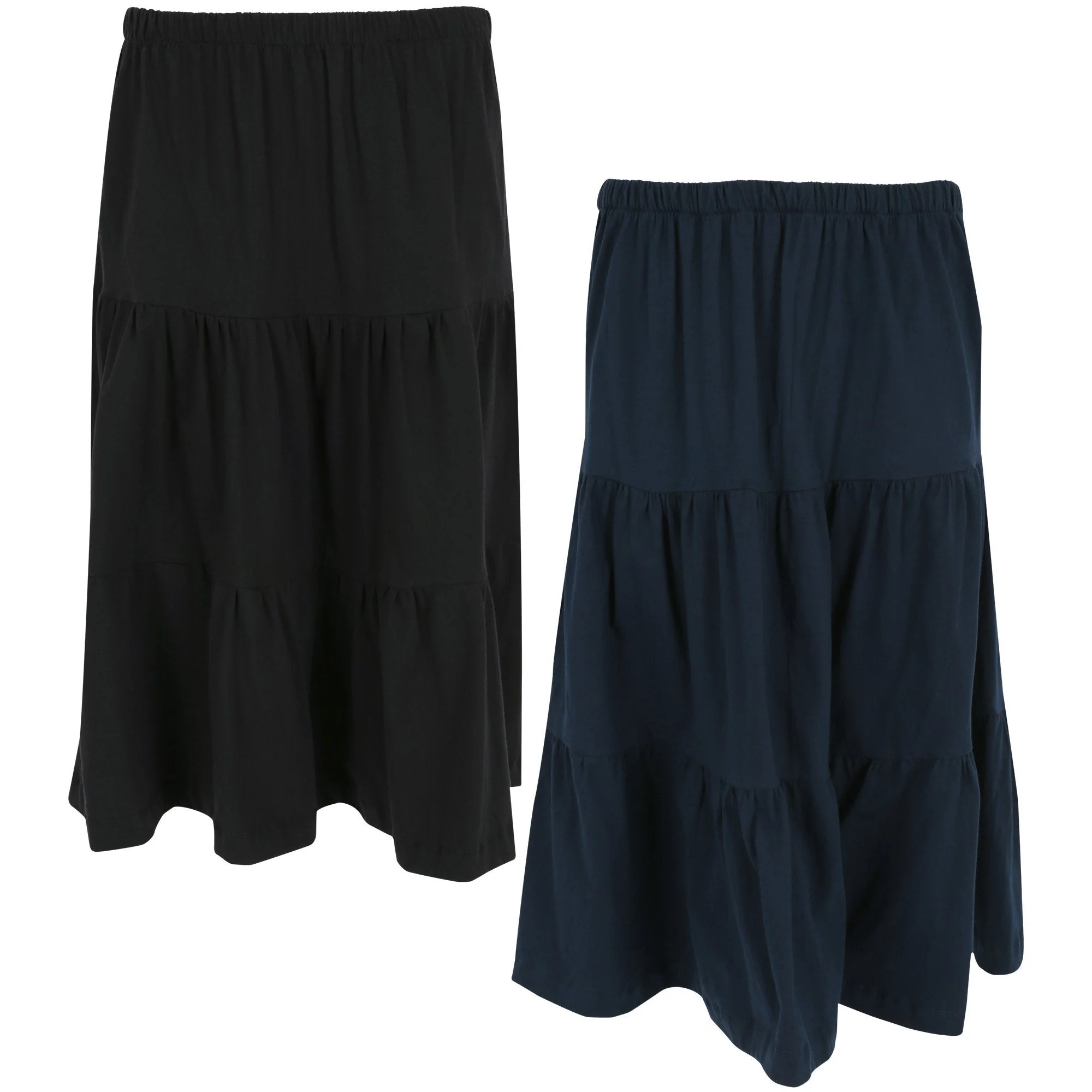 Organic Tiered Travel Skirt - Image 3