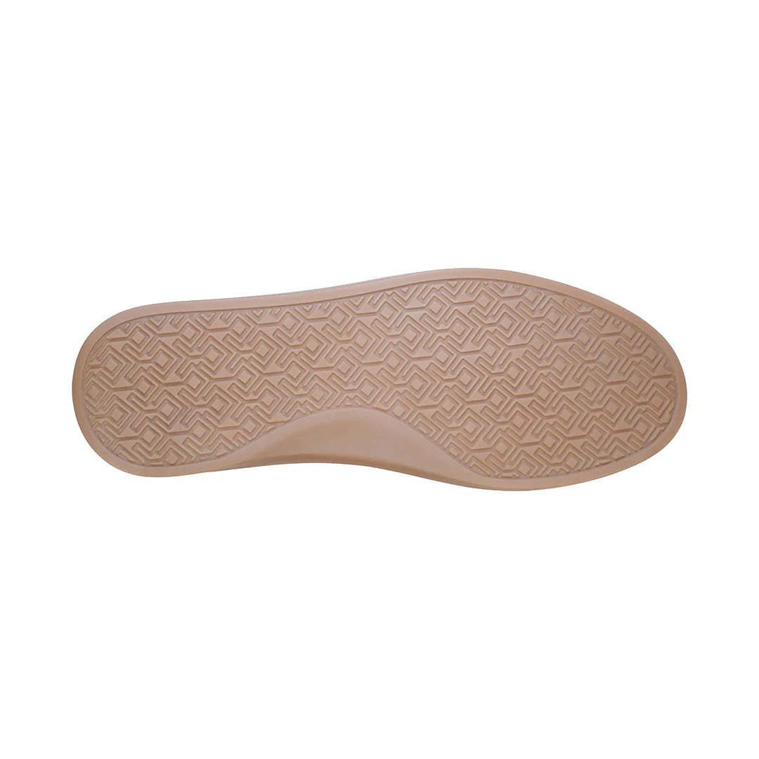 Oscar Blue Hidden Lace Perforated Leather Sneakers - Image 5
