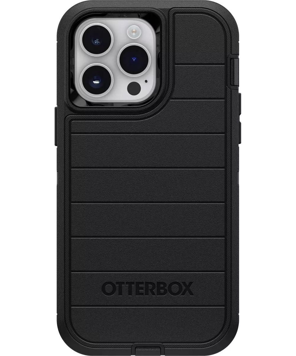 Otterbox Defender Series Screenless Edition Case for Iphone 14 Pro (Only) - Case Only - Microbial Defense Protection - Non-Retail Packaging - (Black) - Image 2