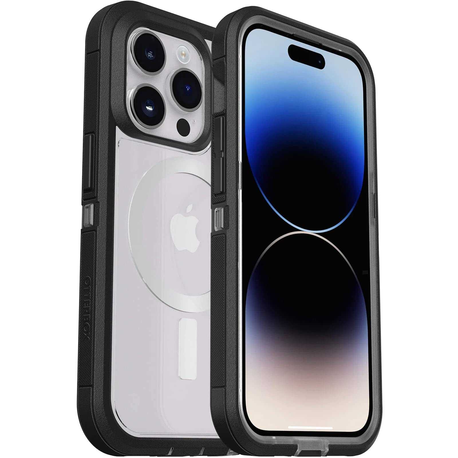 Otterbox Defender Xt Clear Iphone 14 Pro Case, Black, Crystal Us Military Mil Standard - Image 2