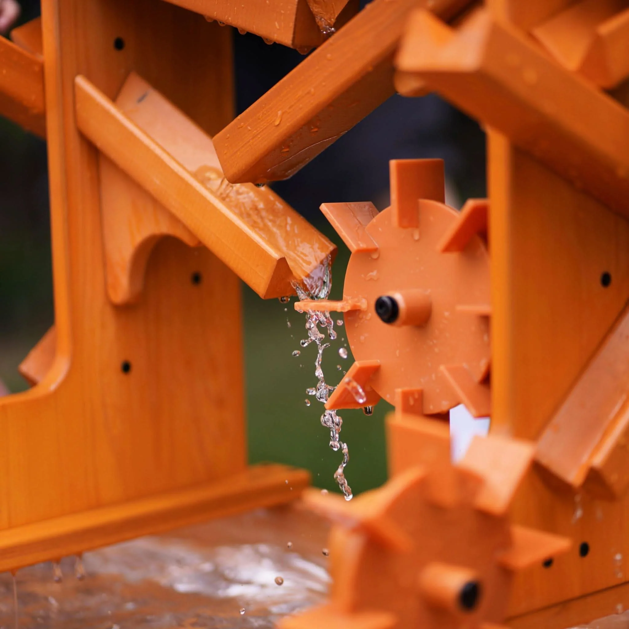 Outdoor Wooden Water Table for Toddlers | Kids’ Sensory Play Station - Image 4