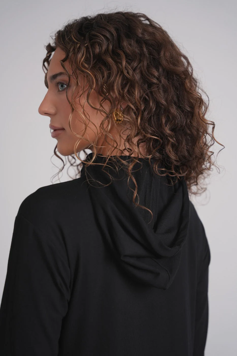 Oversized Button Morning Robe - Image 4