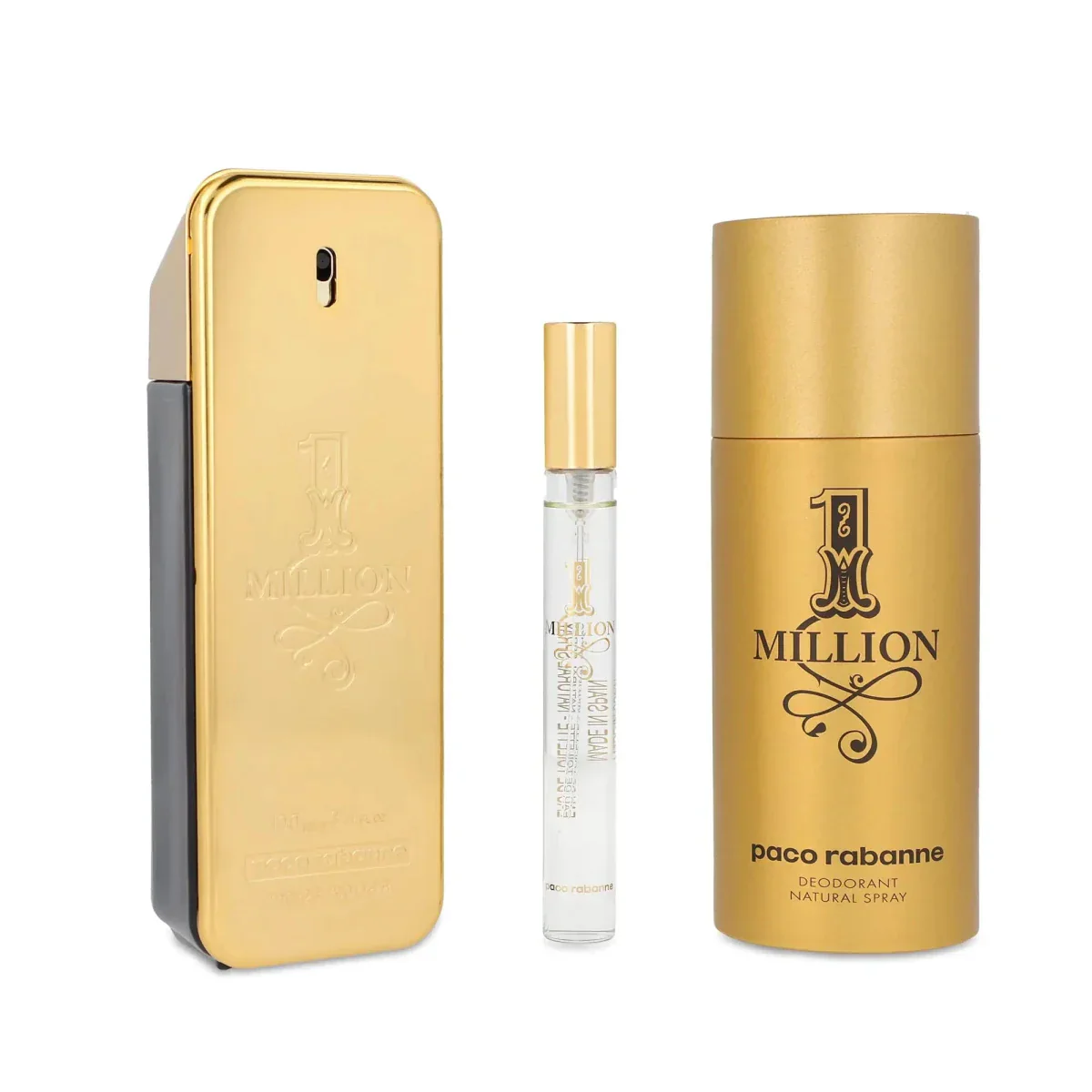 Paco Rabanne Million Man 3-Set (EDT, Deo & Travel Spray) - Image 3