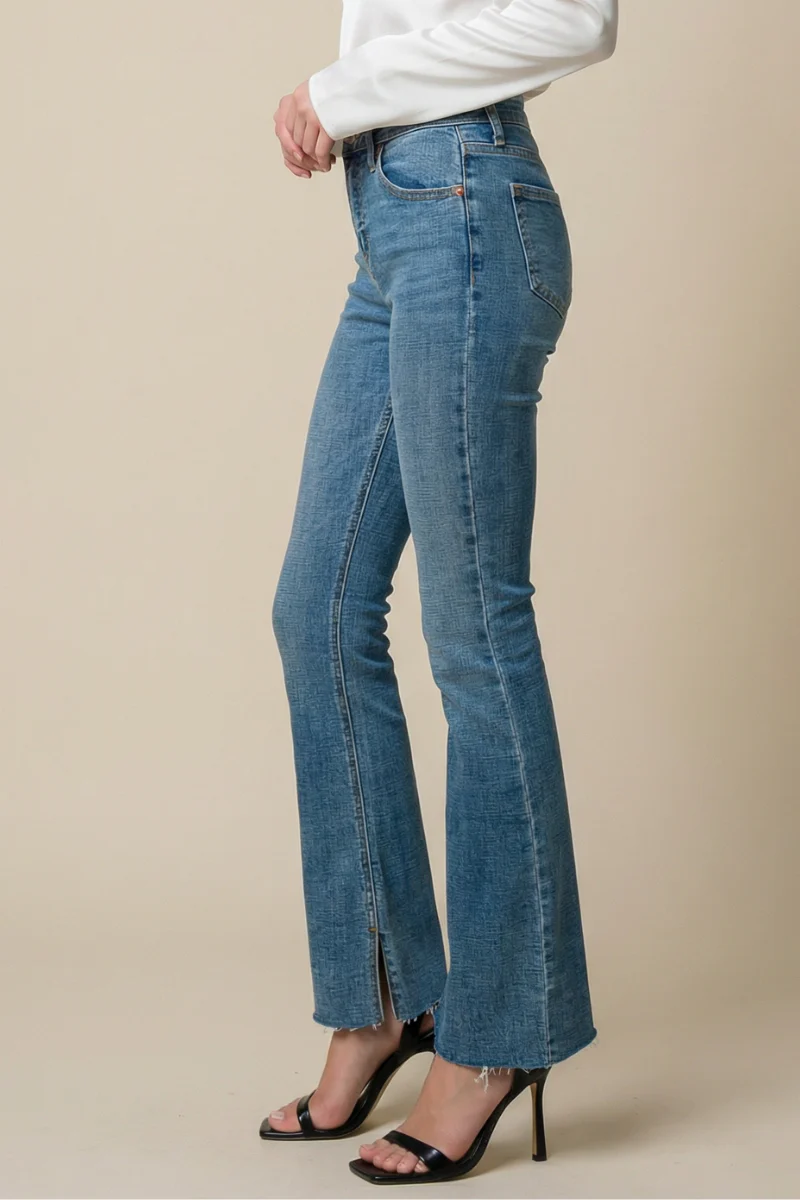 Paisley High Rise Flare Jeans - Image 3