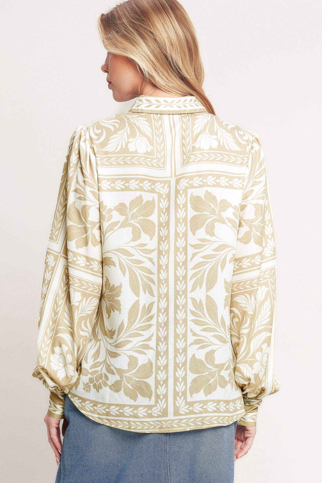 Palm Bazaar Woven Top - Image 2