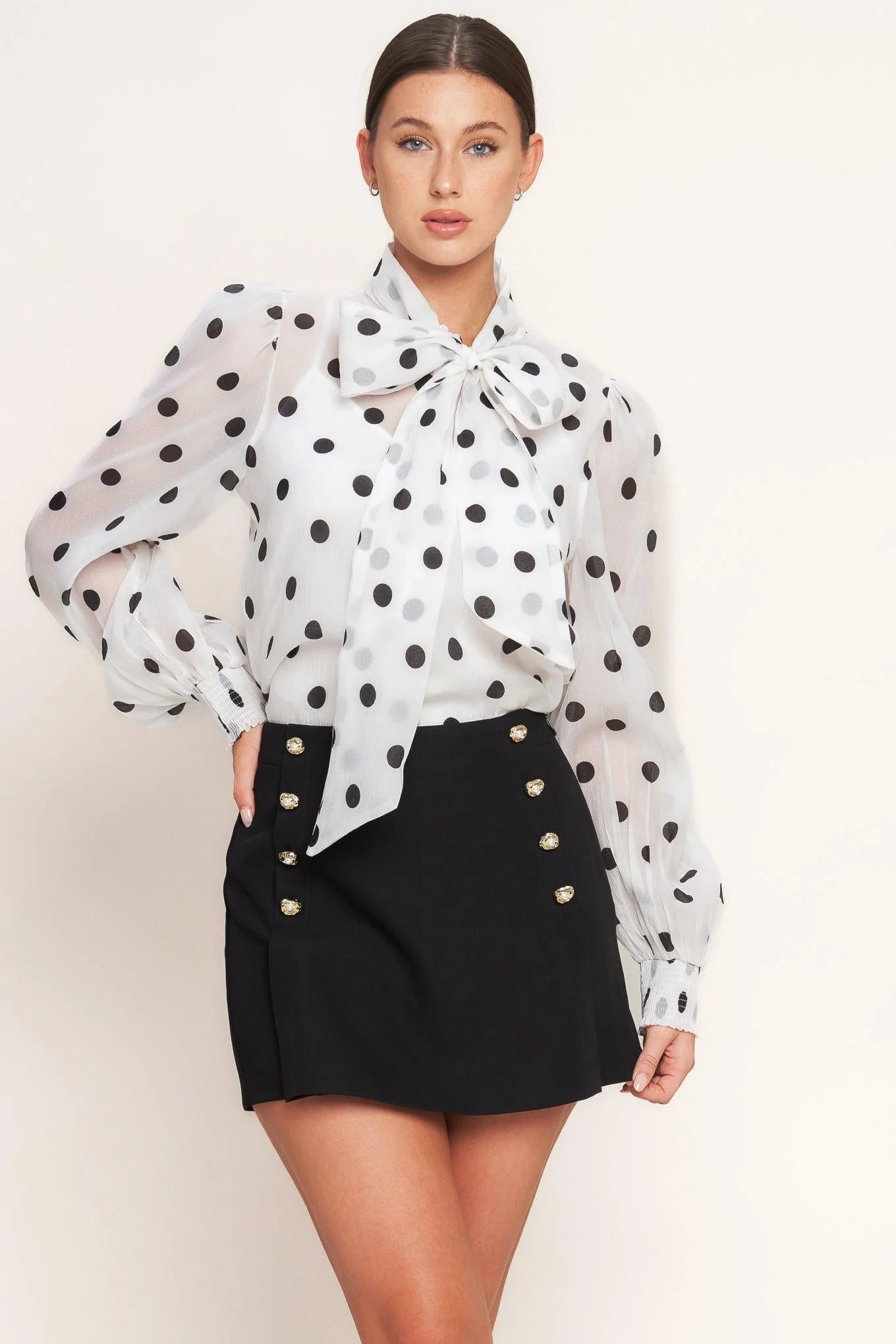 Paris Sergeant Woven Skort - Image 4