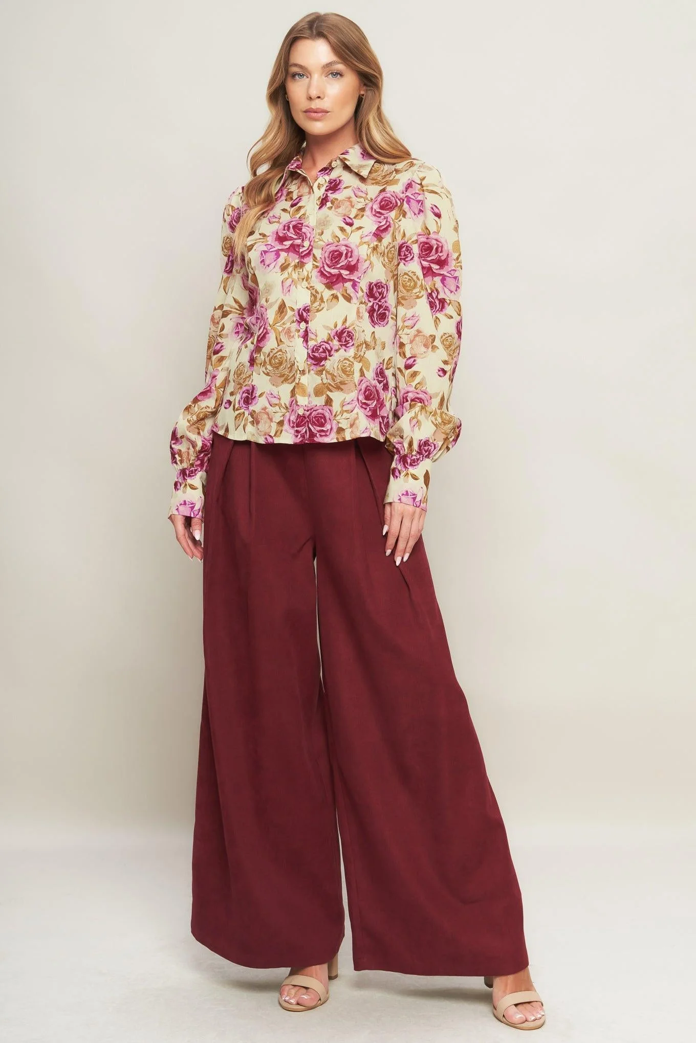 Parisian Rose Dream Woven Top - Image 3