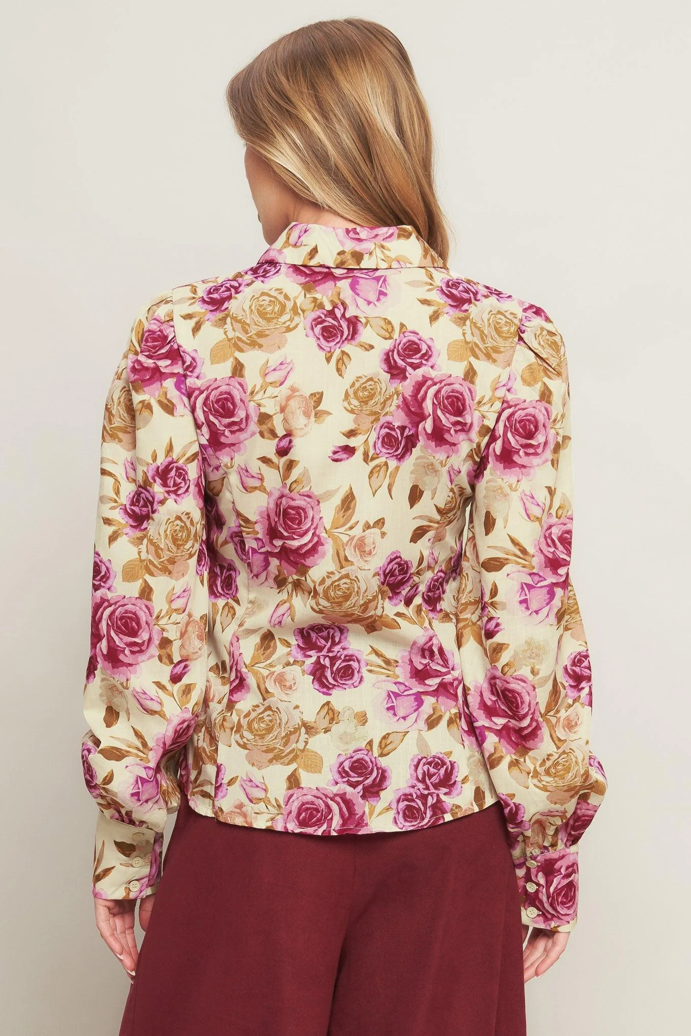 Parisian Rose Dream Woven Top - Image 6
