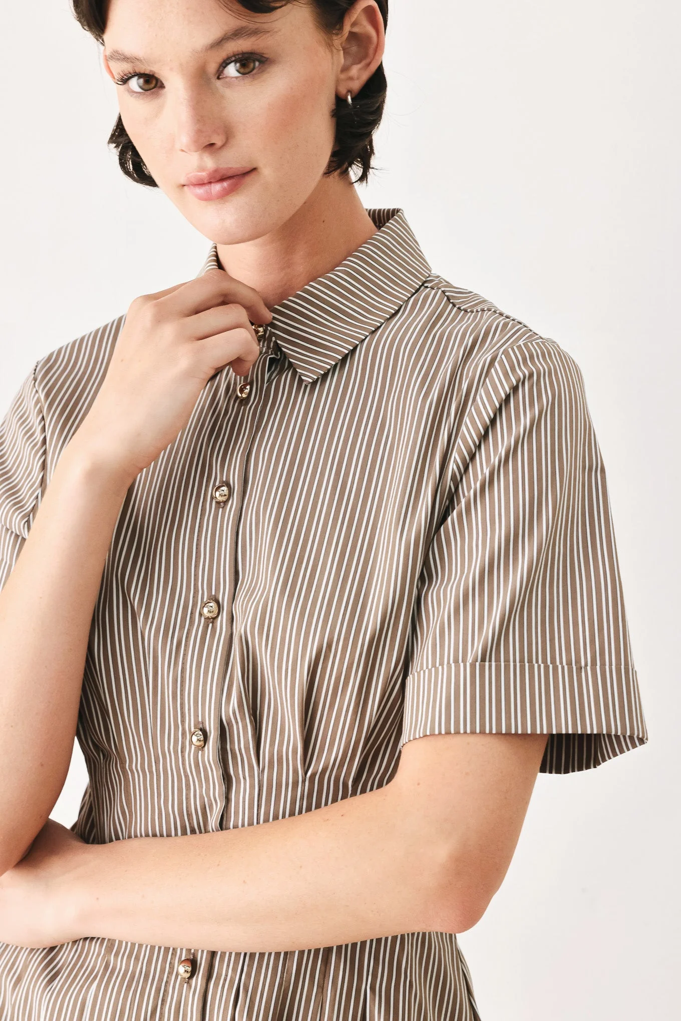 Park Avenue Woven Mini Dress - Image 2