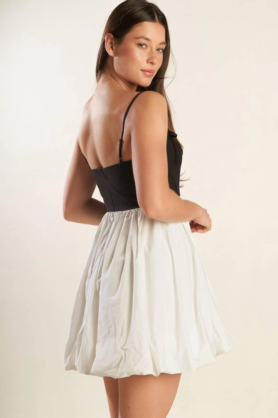 Patio Sensets Woven Combination Mini Dress - Image 4