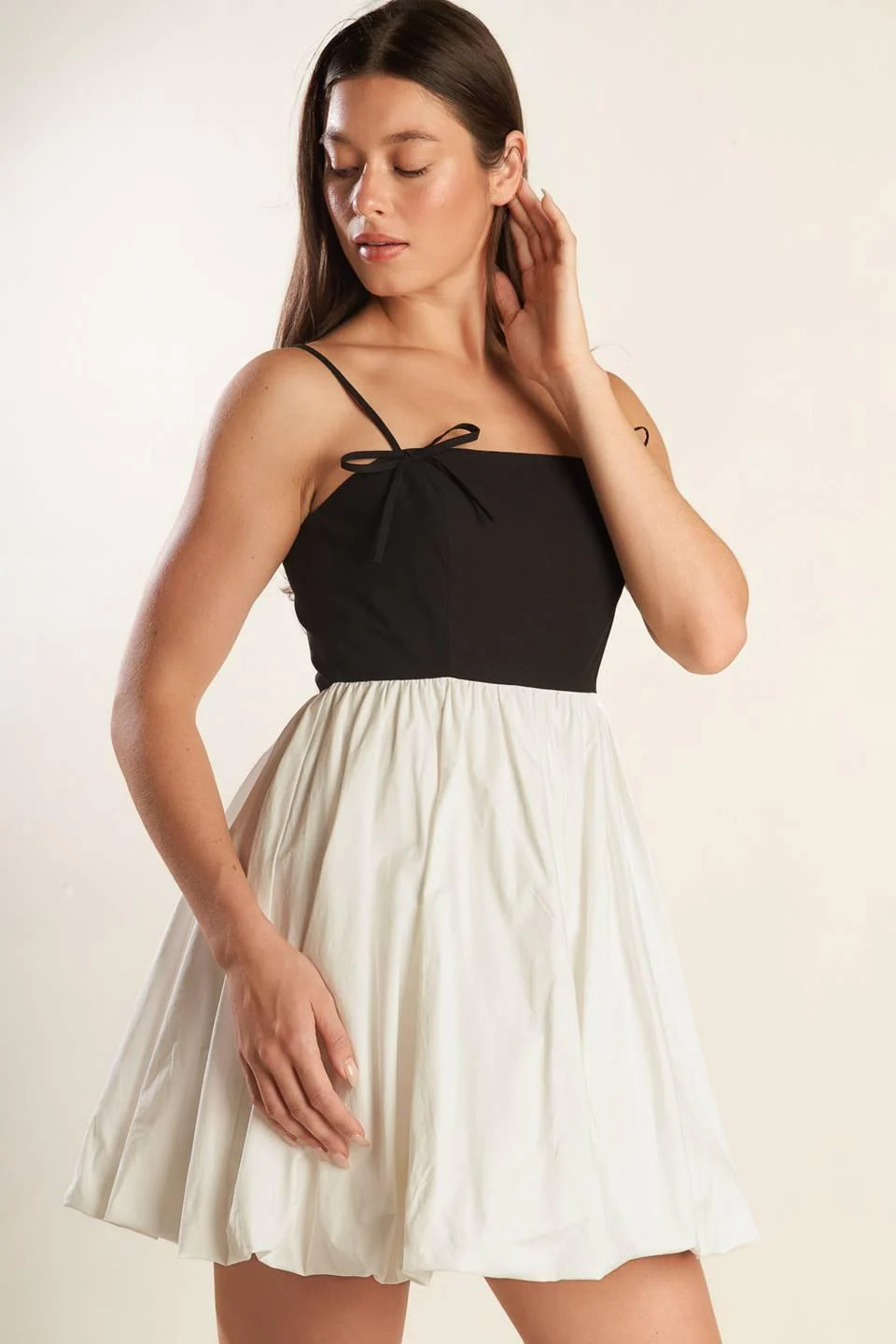 Patio Sensets Woven Combination Mini Dress - Image 5