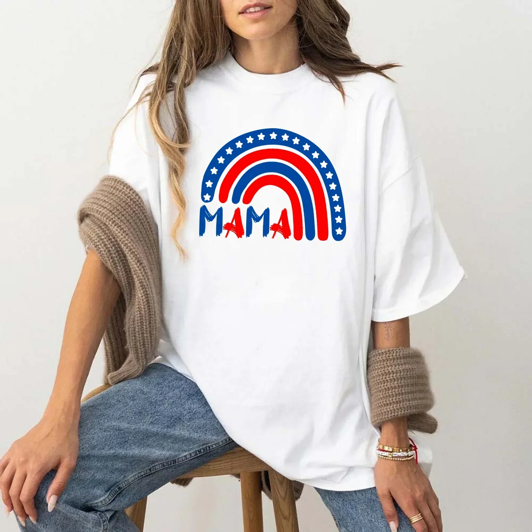 Patriotic Mama & Mini Matching T-shirt - Image 2