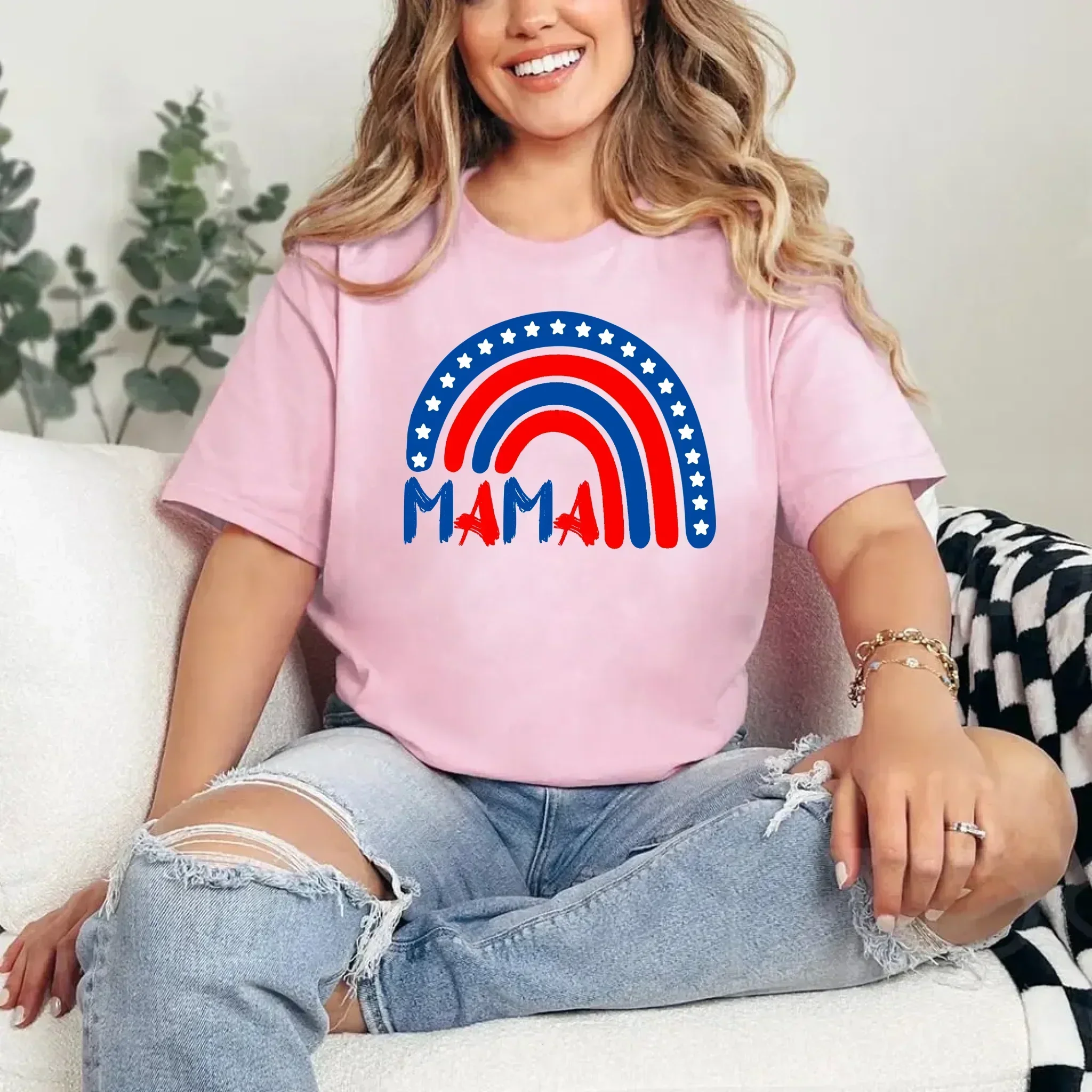 Patriotic Mama & Mini Matching T-shirt - Image 8