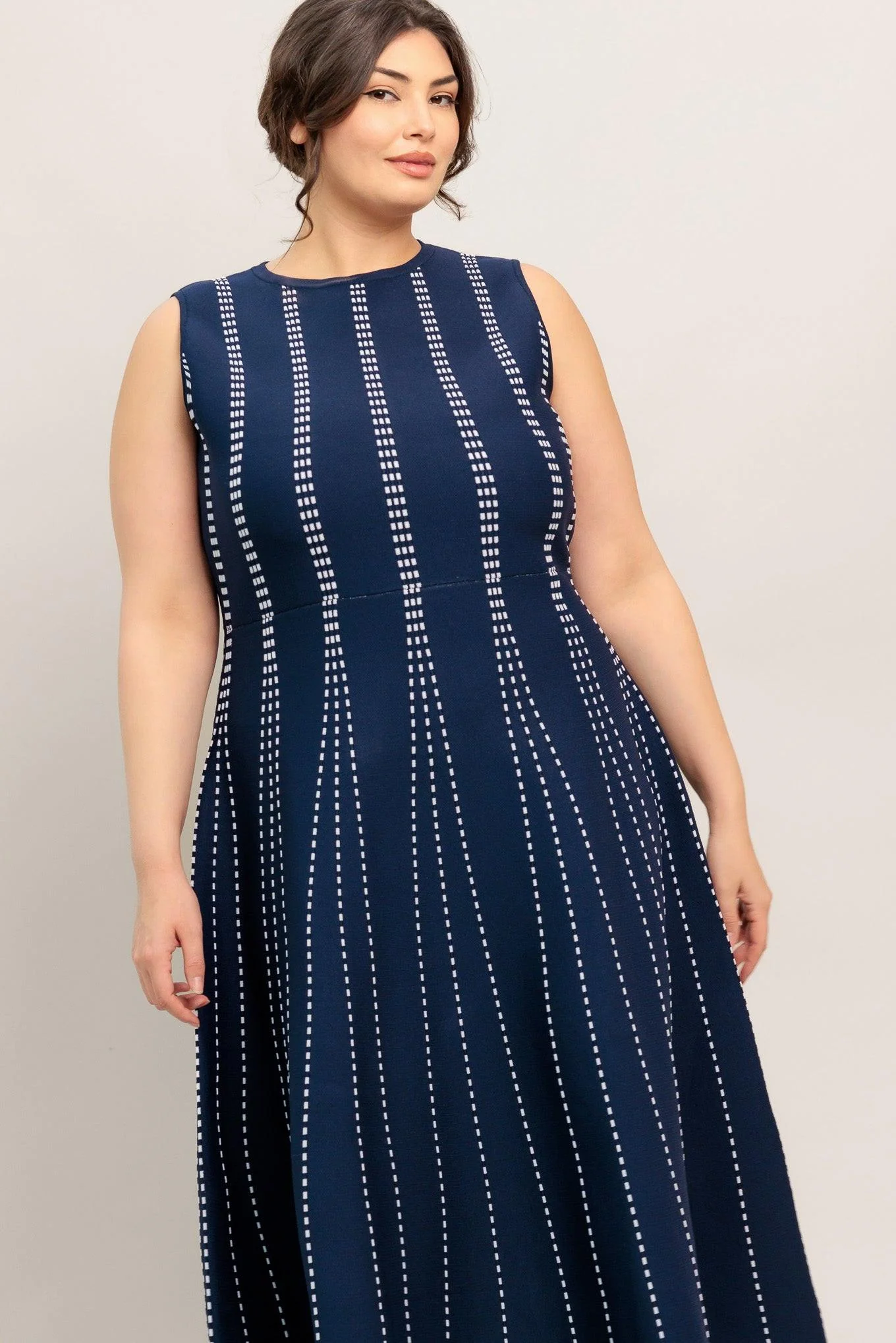Perfectly Poised Jacquard Sweater Midi Dress - Image 28