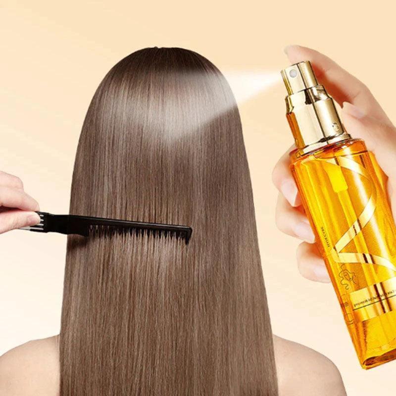Perfume Soft Hair Care Oil - Nourishing Anti-Static Spray for Frizz-Free, Hydrated Locks - Image 4