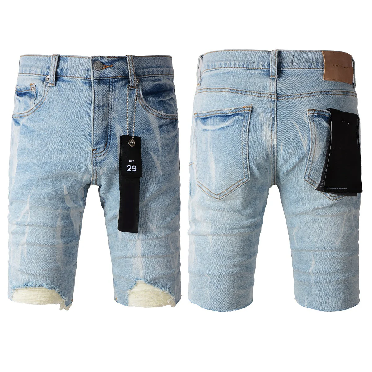 Personal Leisure Washed Light Color All-matching Jeans - Image 14