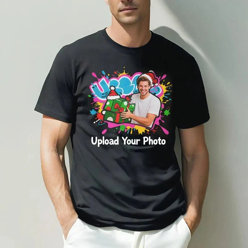 Personalized Photo T-Shirt Custom Design 230g Cotton Short Sleeve Photo Upload Wedding Men & Women All Sizes - (Must upload the image) - Image 28