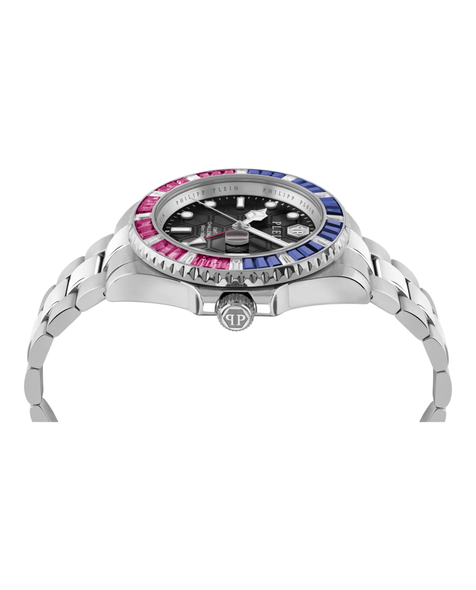 Philipp Plein GMT-I Challenger Baguettes Bracelet Watch - Image 2