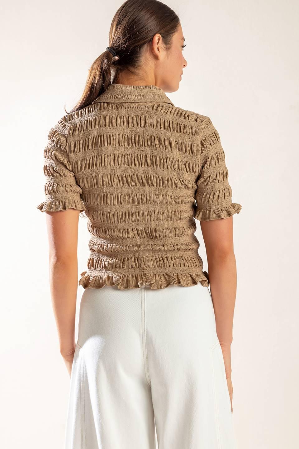 Picnic at Sunset Woven Top - Image 3
