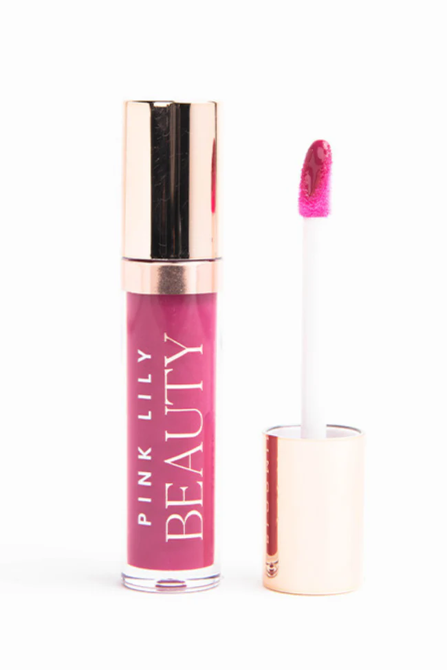 Pink Lily Beauty Blooming Gloss Tinted Lip Oil - Polished Plum