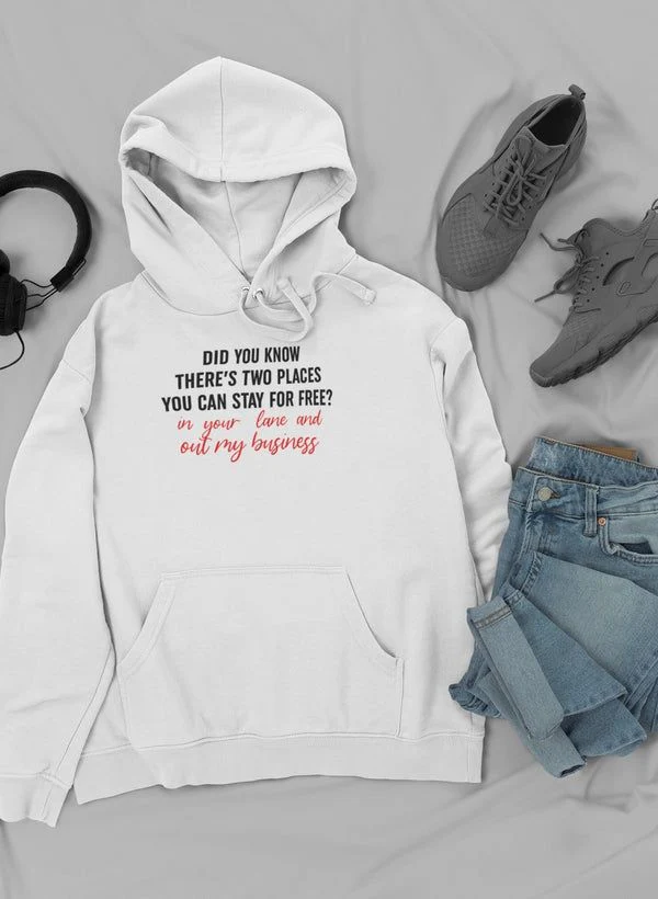 Places You Can Stay For Free Hoodie - Image 9