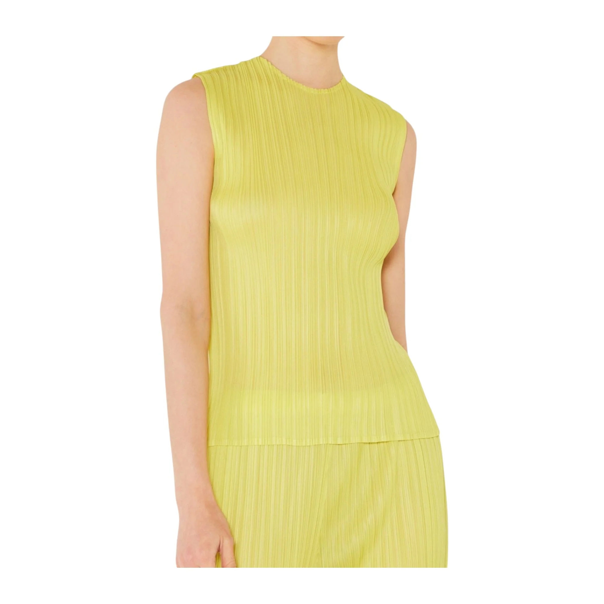 Marina West T01SL Pleated Sleeveless Tank Top - Image 18