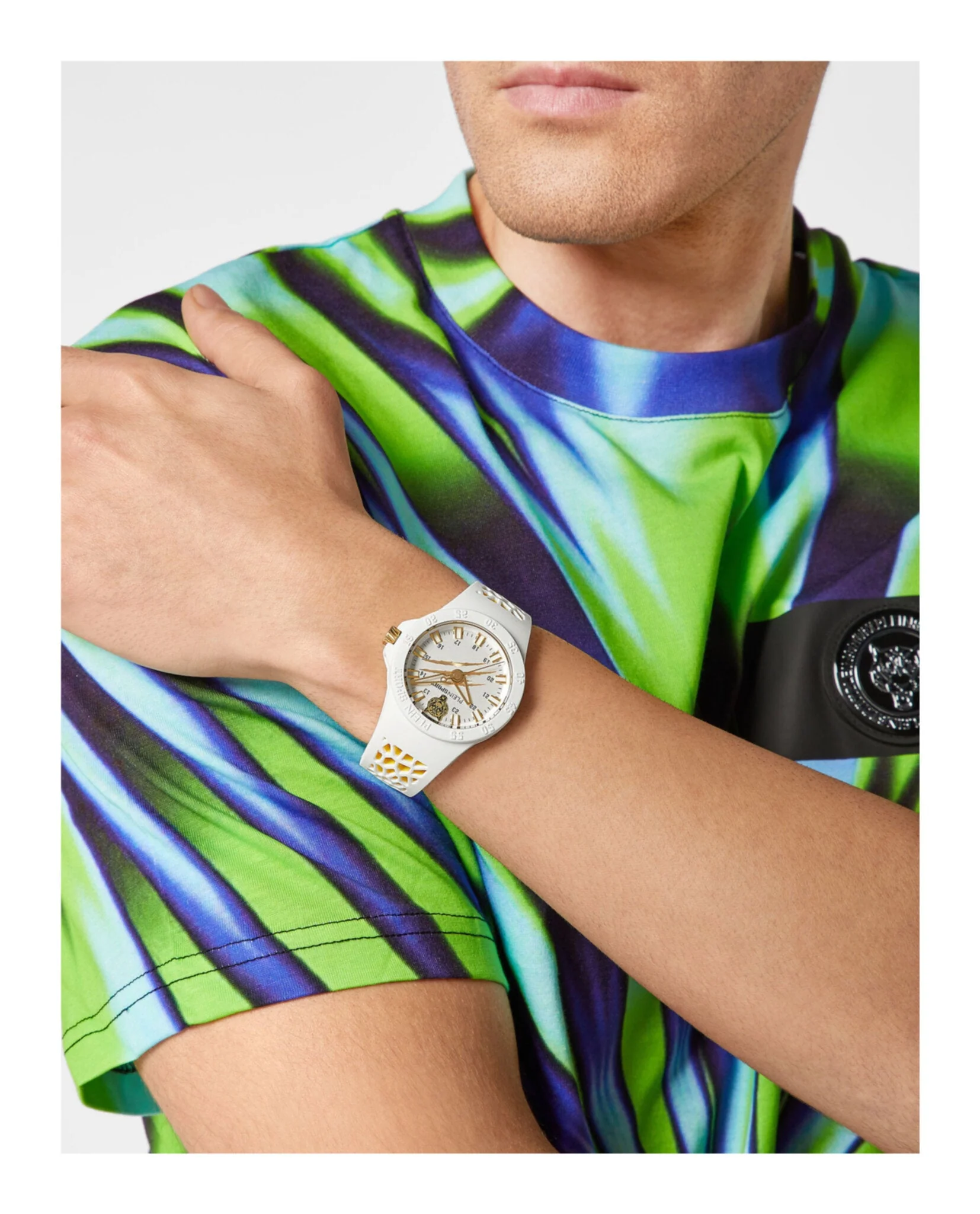Plein Sport Thunderstorm Silicone Watch - Image 5