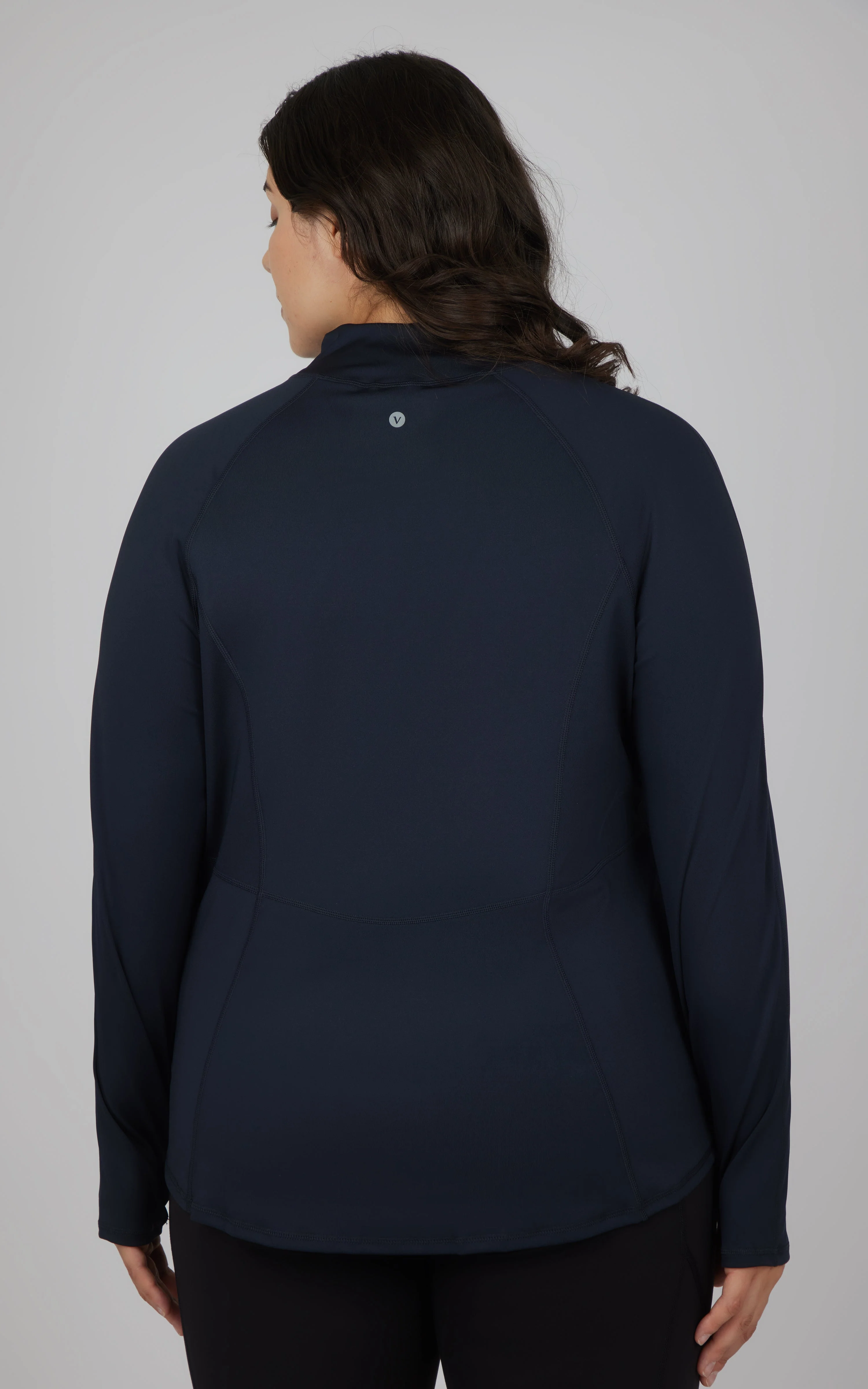 Plus Flared Bottom Full Zip Jacket - Image 6