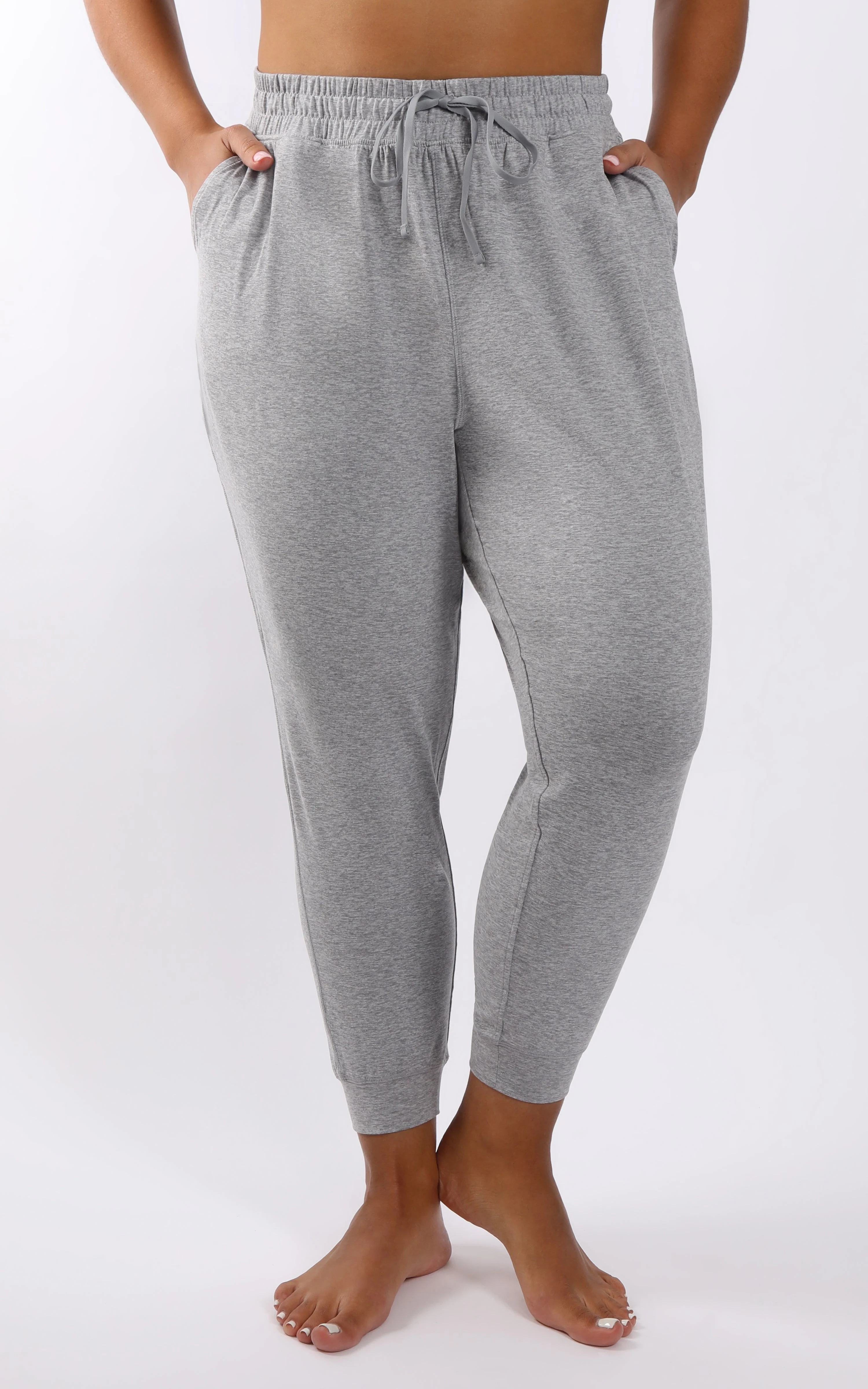 Plus Slim Ankle Jogger with Side Pockets - Image 7