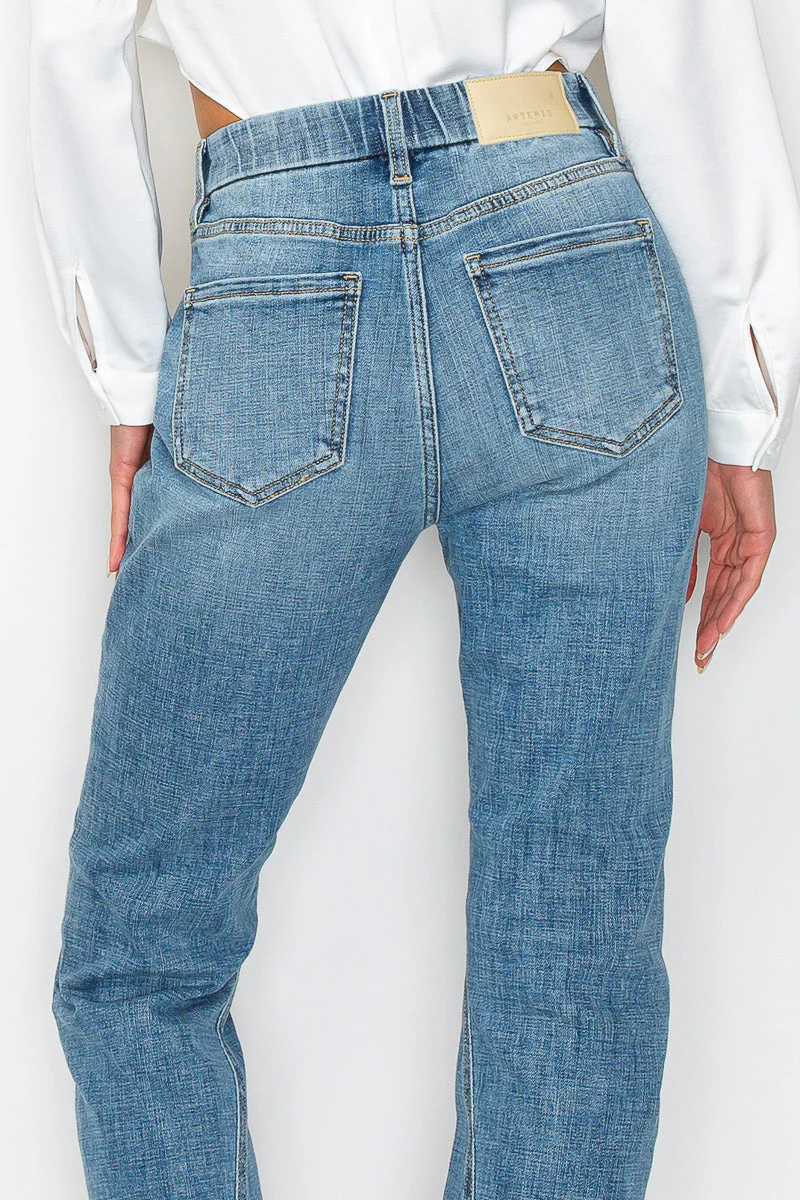 Plus Tummy Control High Rise Straight Jeans - Image 15