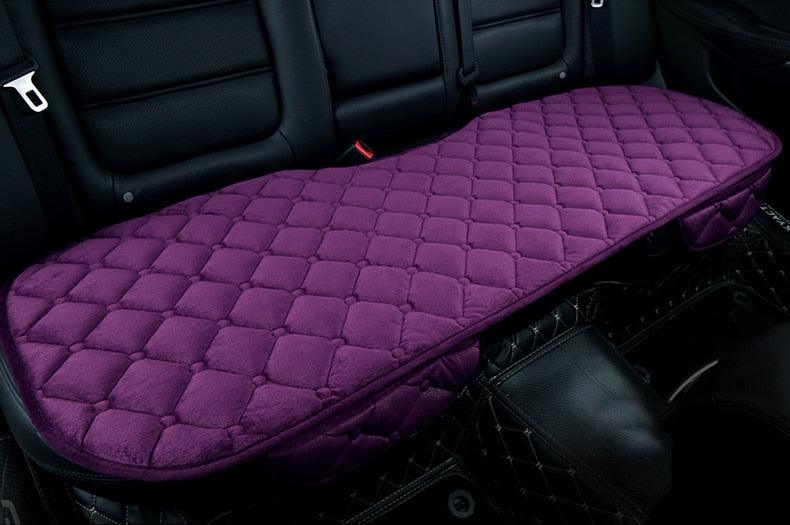 Plush Car Seat Covers Front Rear Full Set Choose Car Seat Cushion Car Memory Foam Heightening Seat Cushion Plush Seat Pad Protector Car Accessories  Lower Back Pain Relief Cushion Anti-Slip - Image 12