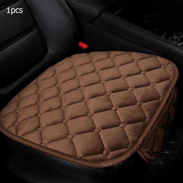 Plush Car Seat Covers Front Rear Full Set Choose Car Seat Cushion Car Memory Foam Heightening Seat Cushion Plush Seat Pad Protector Car Accessories  Lower Back Pain Relief Cushion Anti-Slip - Image 18