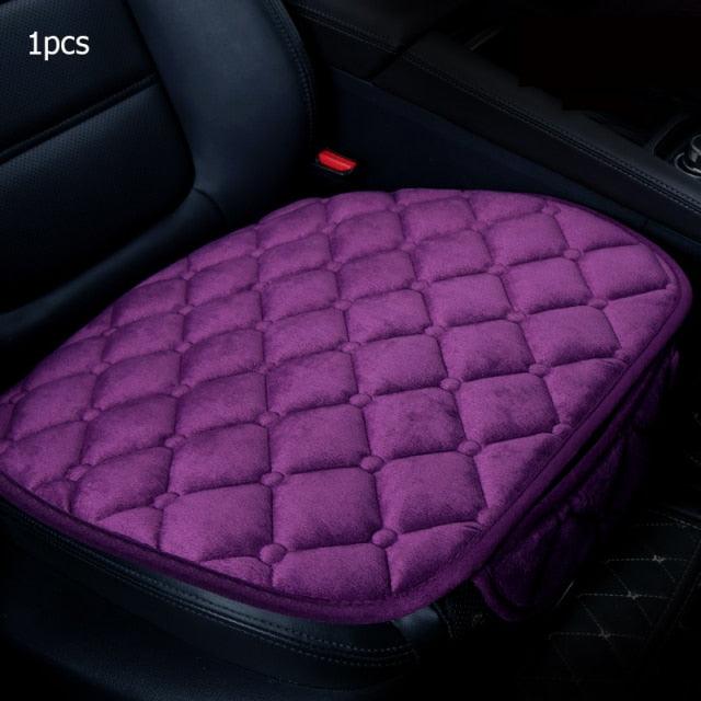 Plush Car Seat Covers Front Rear Full Set Choose Car Seat Cushion Car Memory Foam Heightening Seat Cushion Plush Seat Pad Protector Car Accessories  Lower Back Pain Relief Cushion Anti-Slip - Image 7