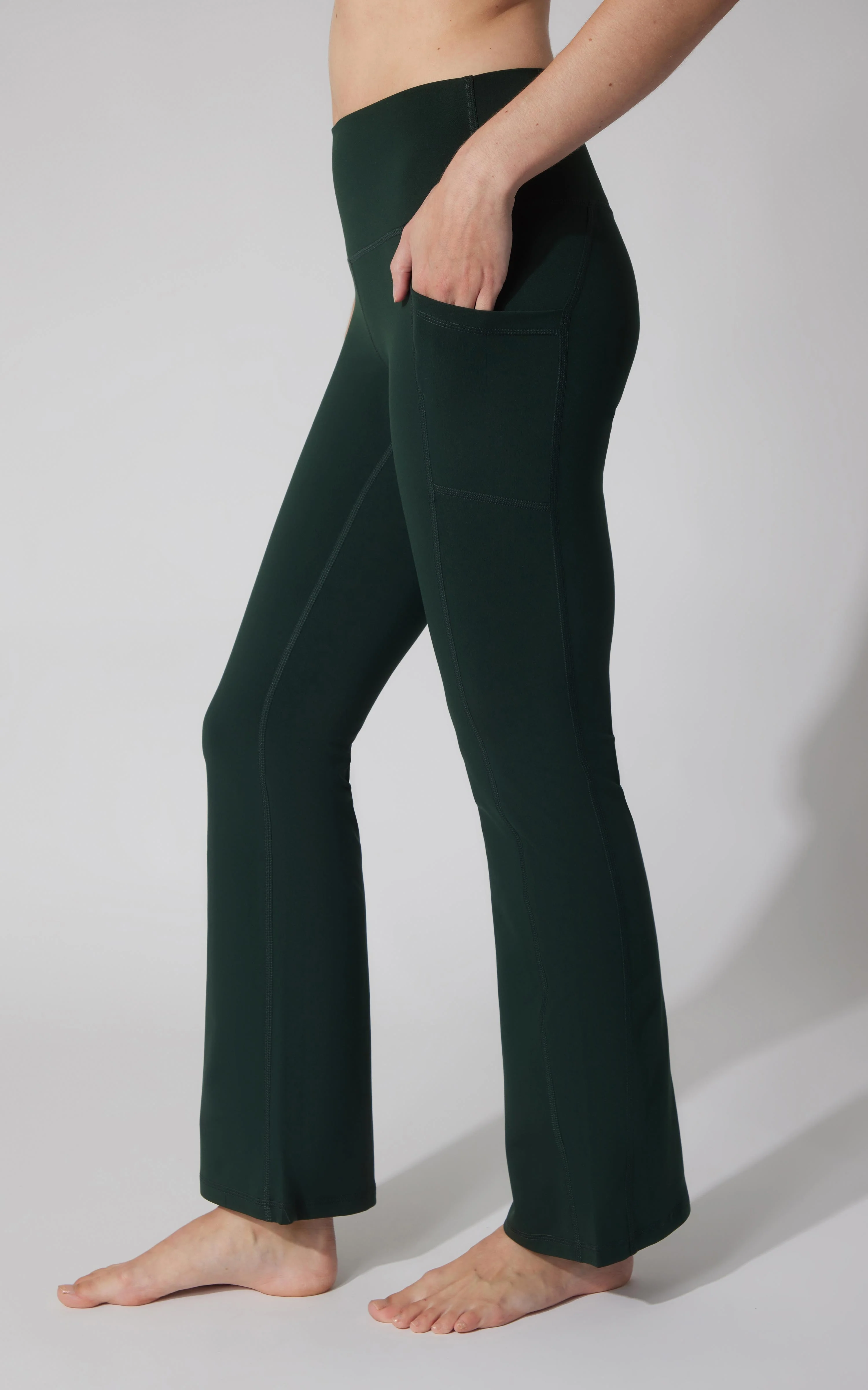 Polarlux Tribeca Elastic Free 29.5" Side Pocket Flare Leg Pant - Image 3