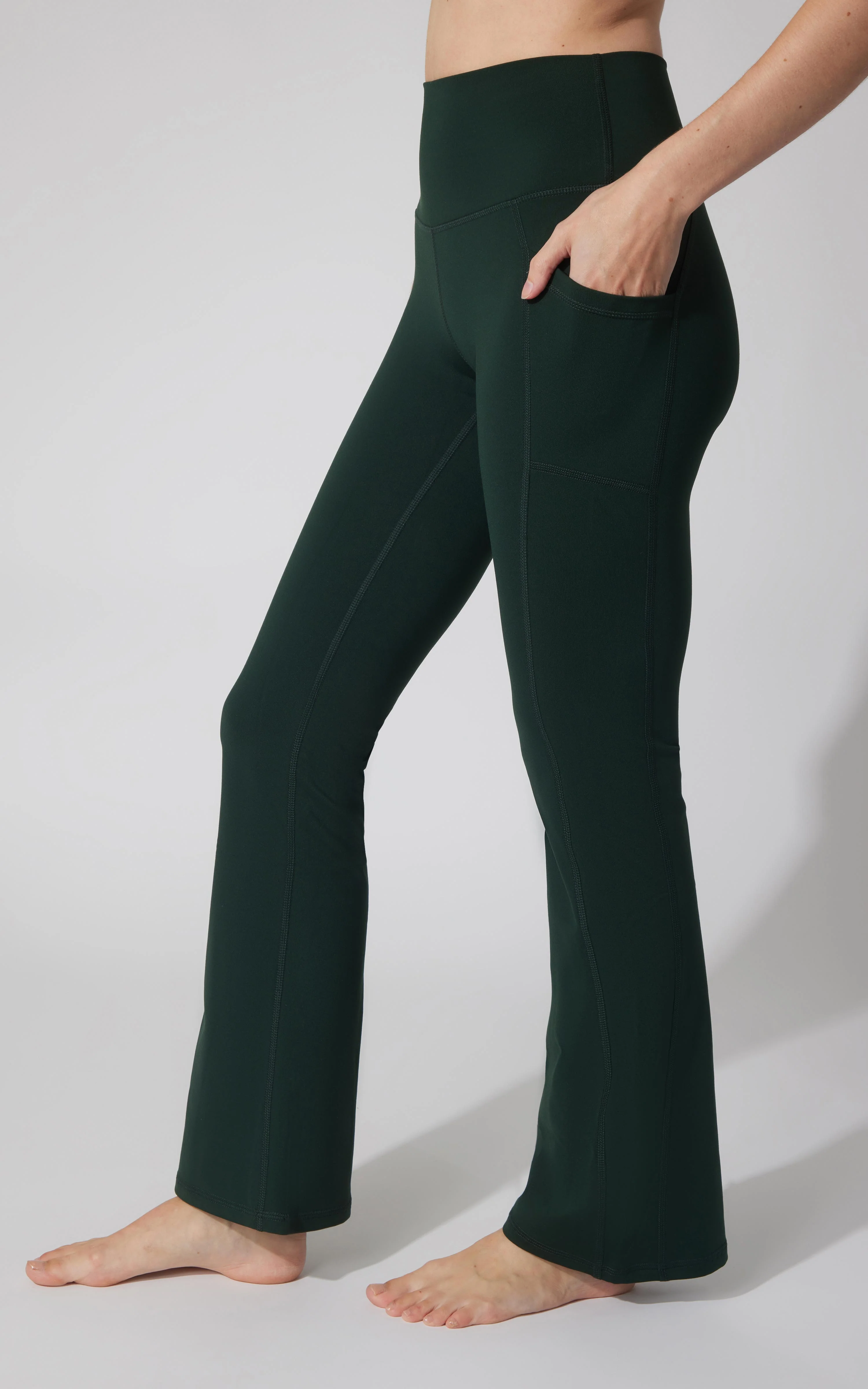 Polarlux Tribeca Elastic Free Full Length Side Pocket Flare Leg Pant - Image 20