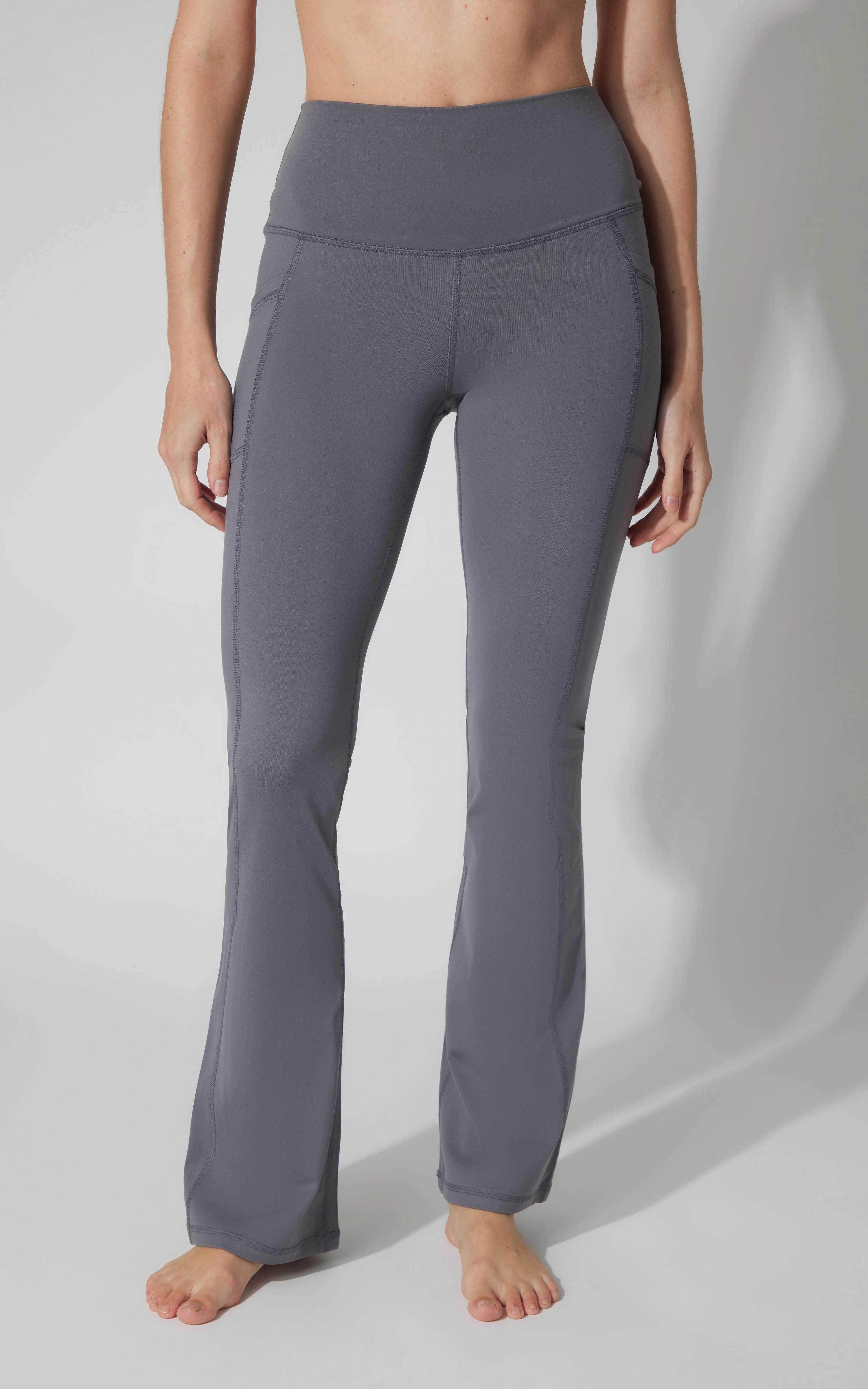 Polarlux Tribeca Elastic Free Full Length Side Pocket Flare Leg Pant - Image 47