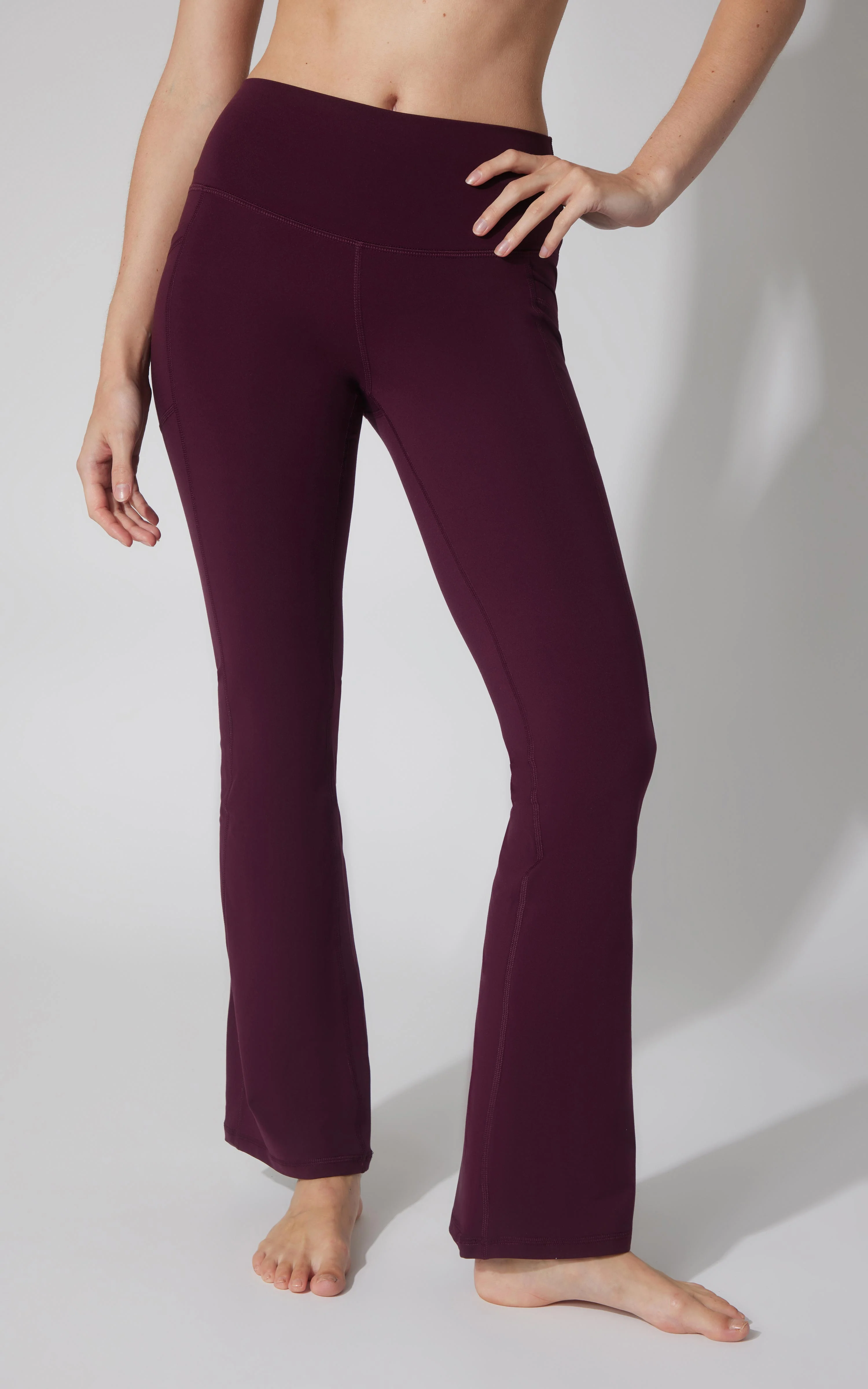 Polarlux Tribeca Elastic Free Full Length Side Pocket Flare Leg Pant - Our Earthy Story - Image 13