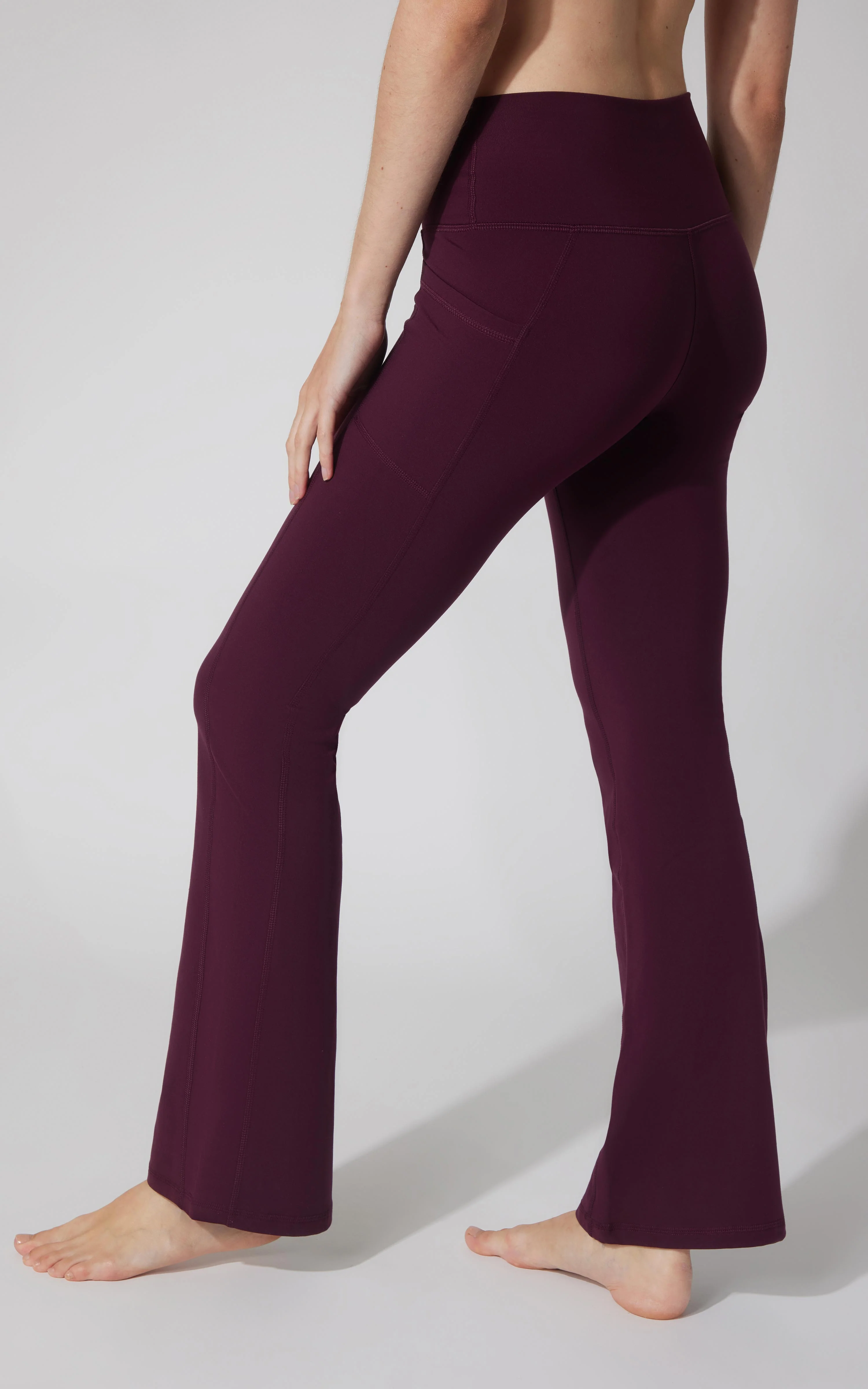 Polarlux Tribeca Elastic Free Full Length Side Pocket Flare Leg Pant - Our Earthy Story - Image 21