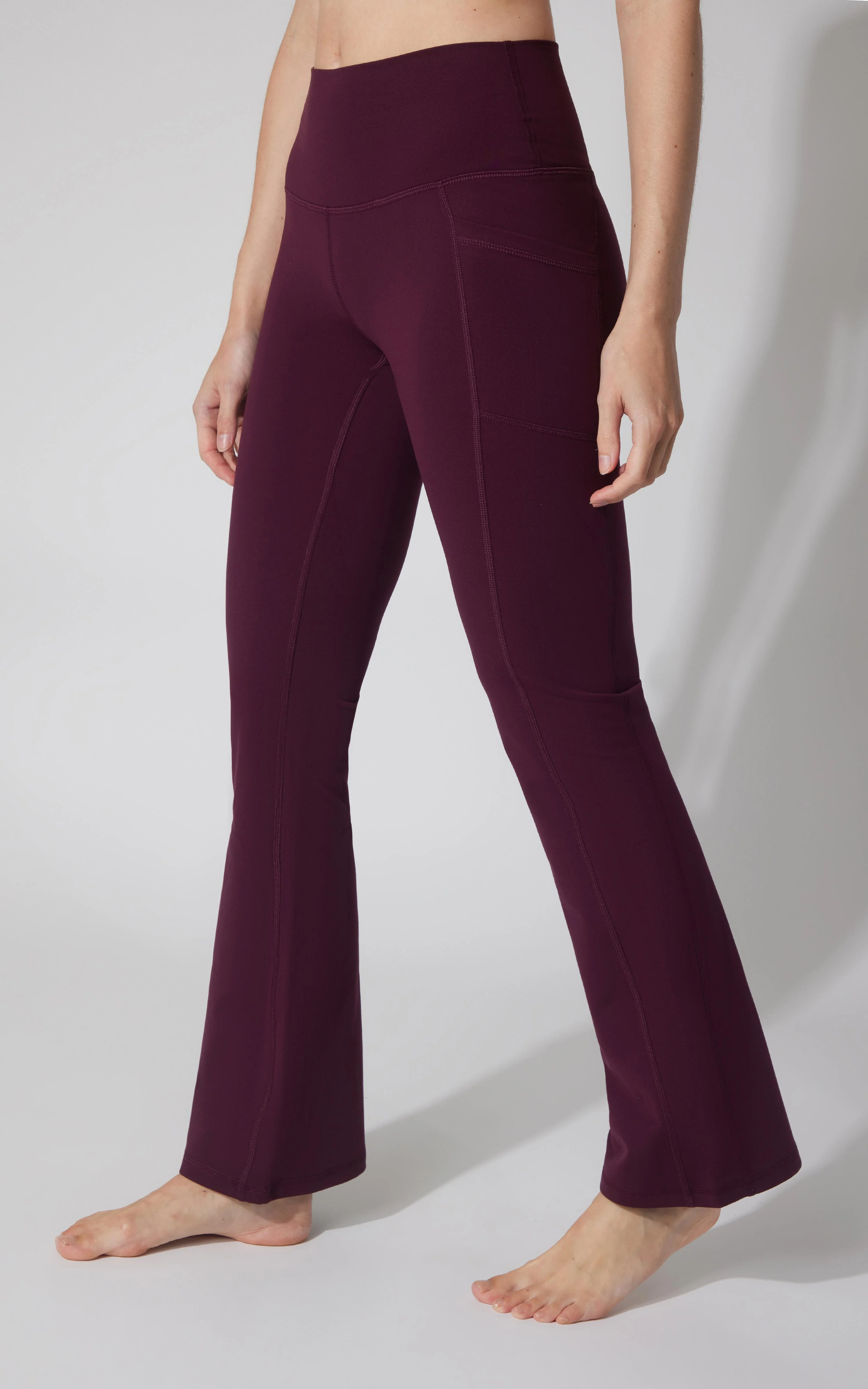 Polarlux Tribeca Elastic Free Full Length Side Pocket Flare Leg Pant - Our Earthy Story - Image 7