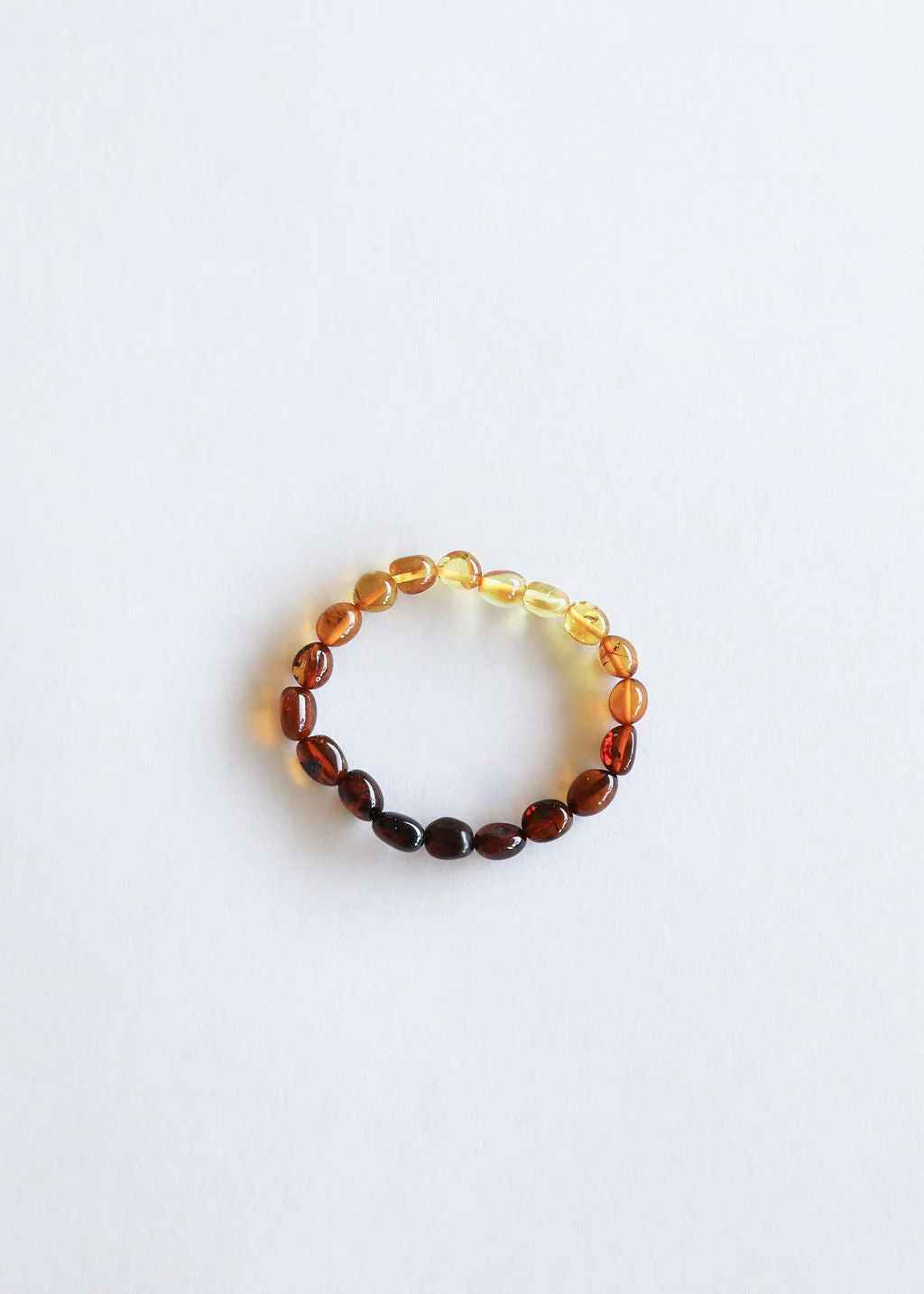 Polished Ombre Baltic Sea Amber || Adult Bracelet - Image 2