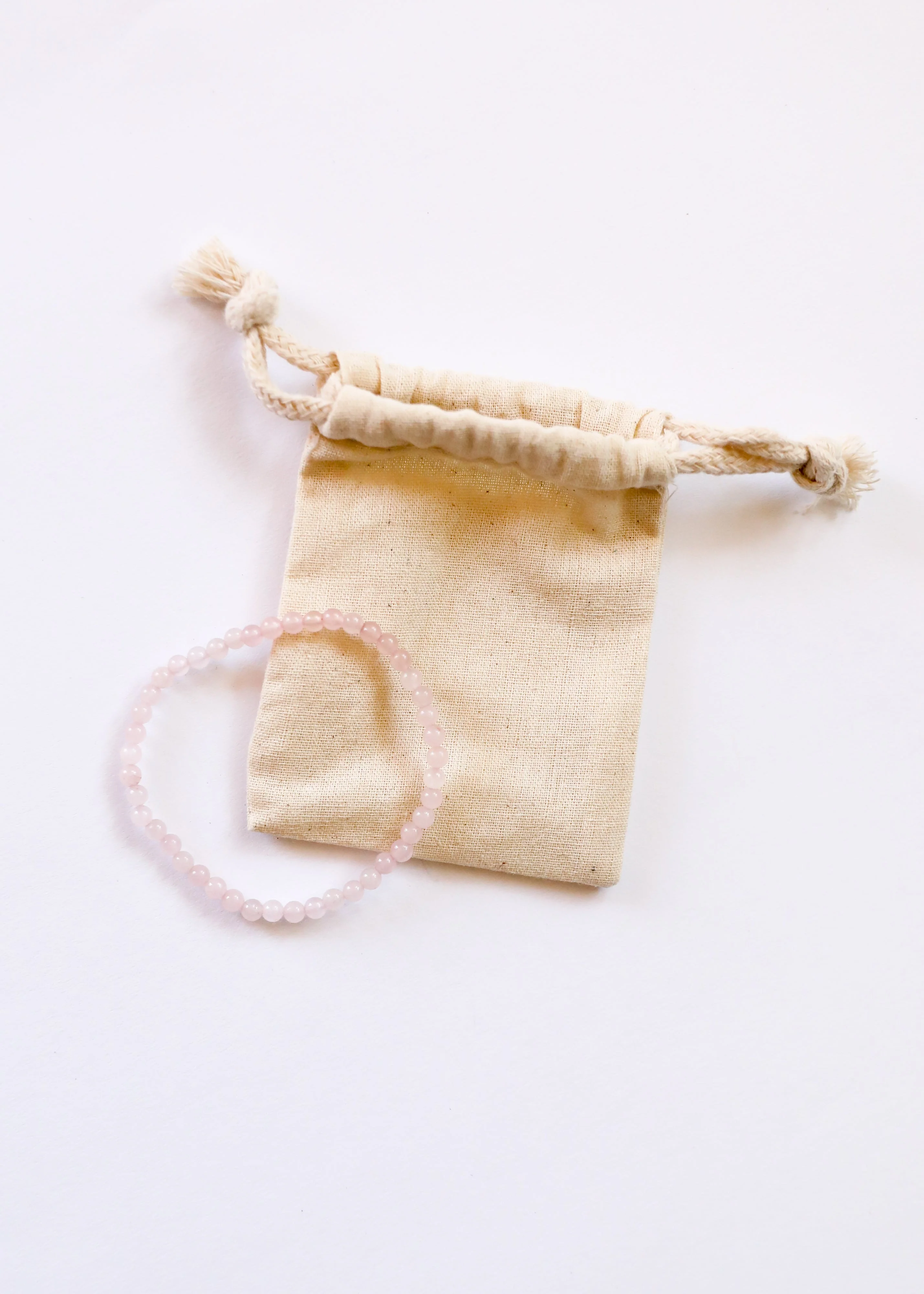 Polished Rose Quartz || Adult Bracelet - Image 3