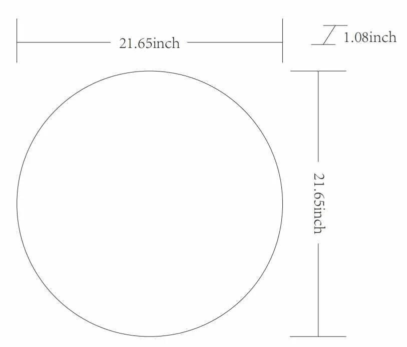 Pontalina Round White Mirror - Clearance - Image 8