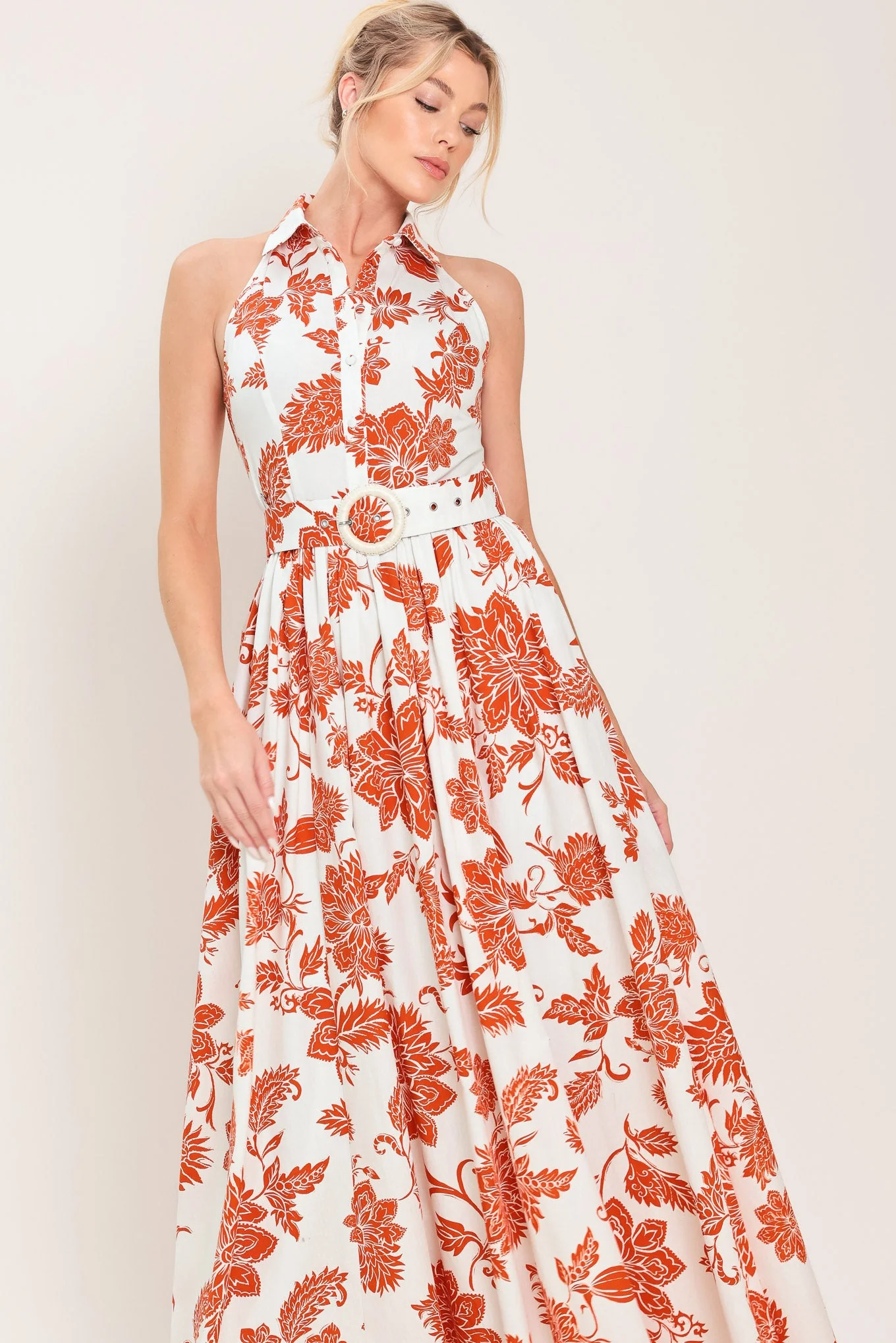 Portofino Sun Woven Maxi Dress - Image 4
