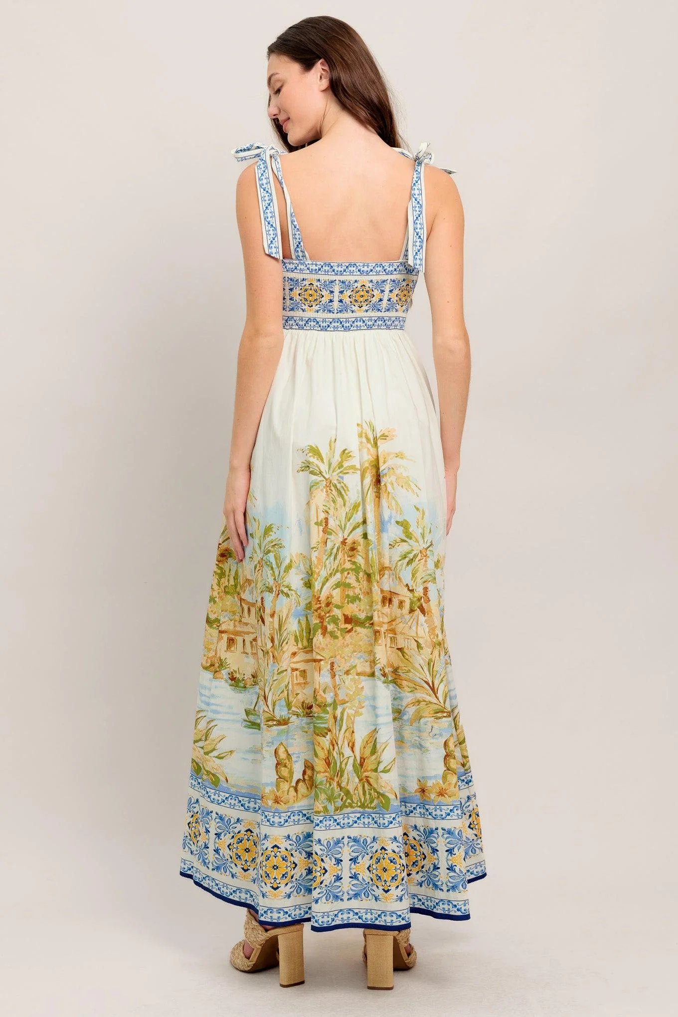 Postcard Perfect Woven Maxi Dress - Image 2