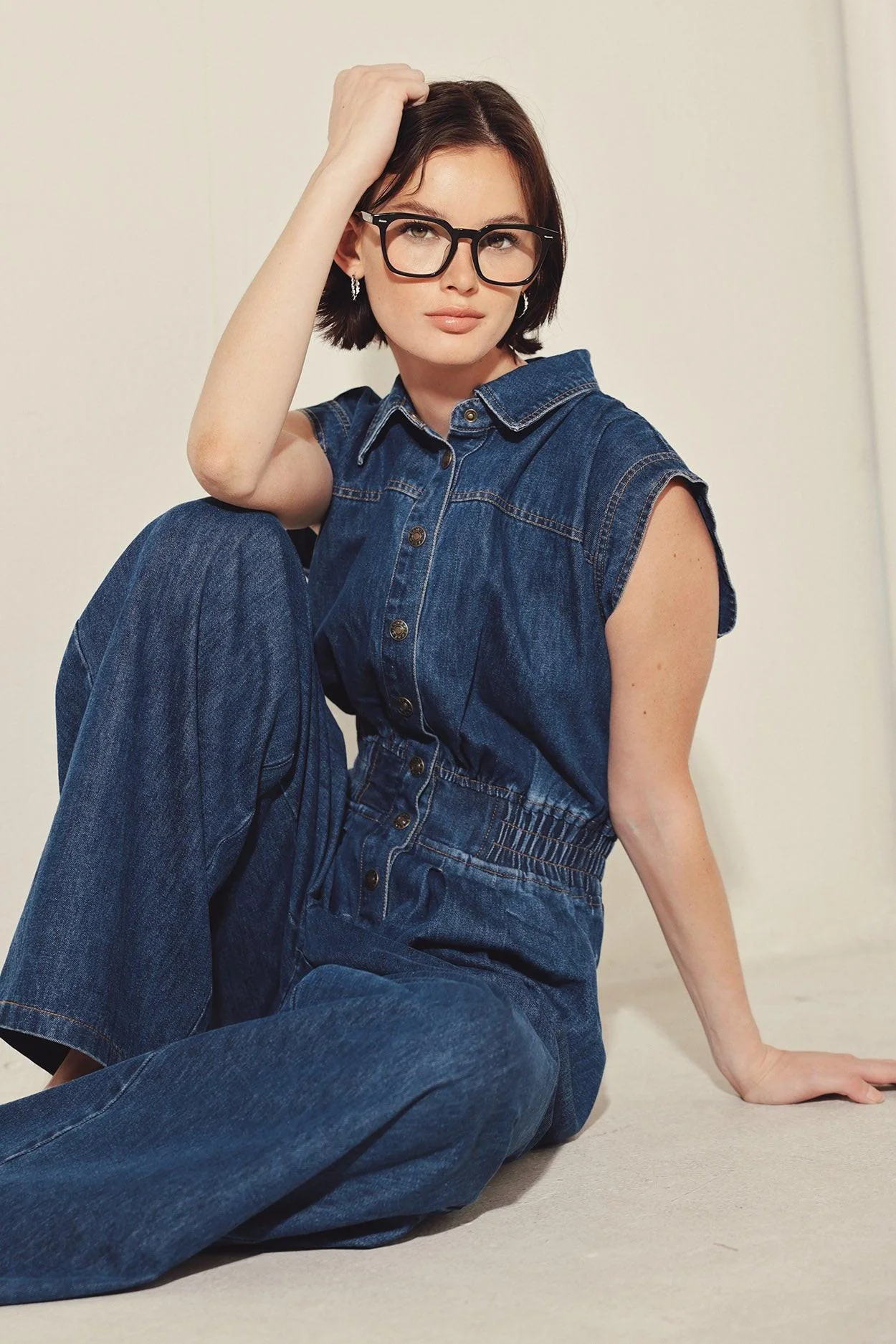Power Play Denim Jumpsuit - Image 2