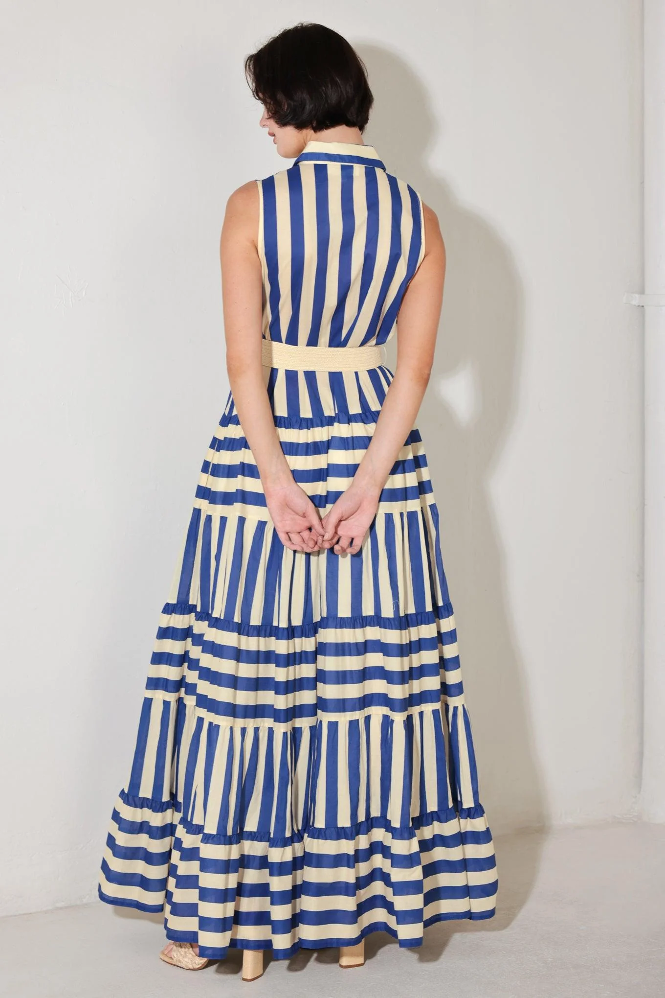 [preorder] Sunset Boardwalk Strip Maxi Dress - Image 3