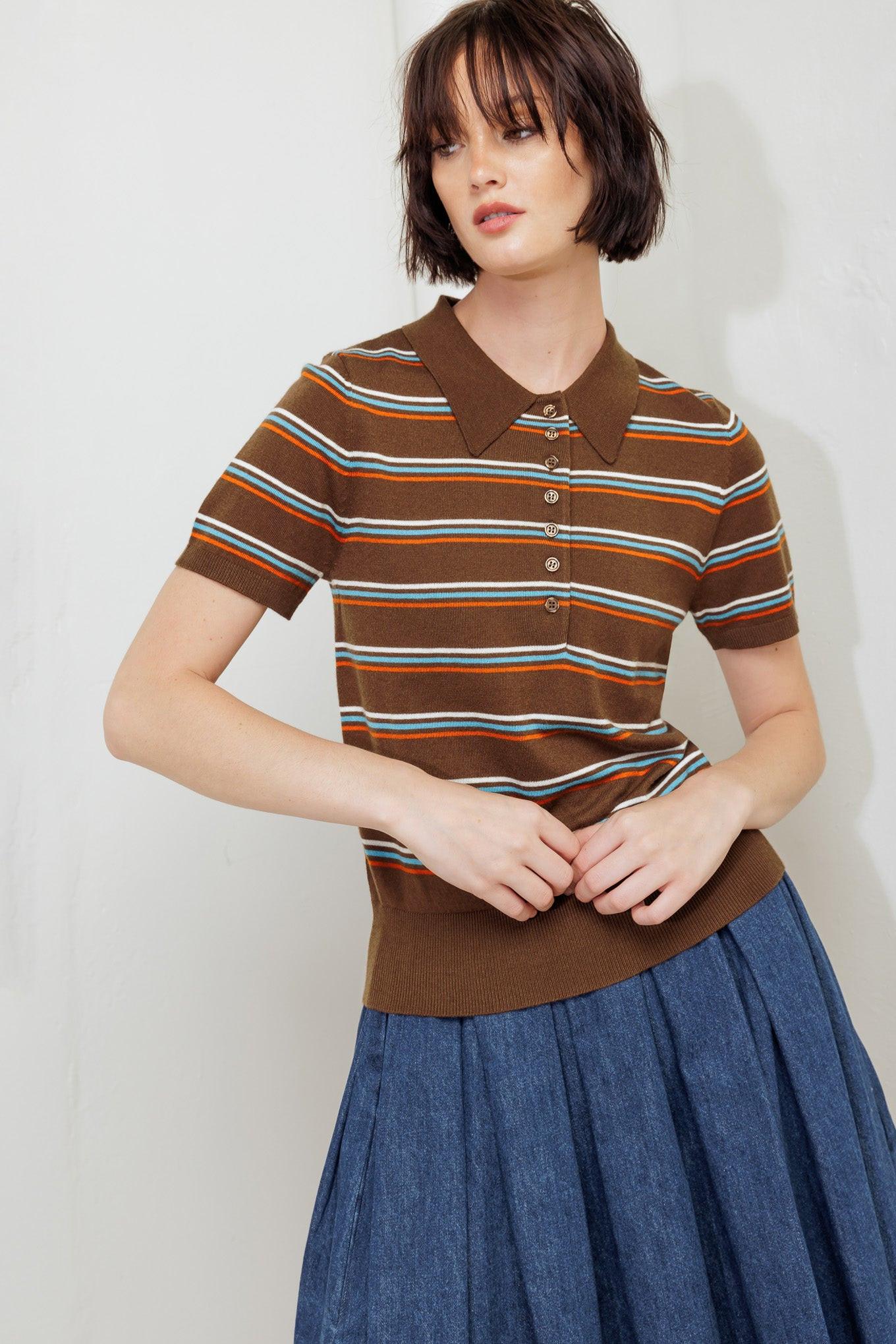 Pretty in Paradise Polo Top - Image 13