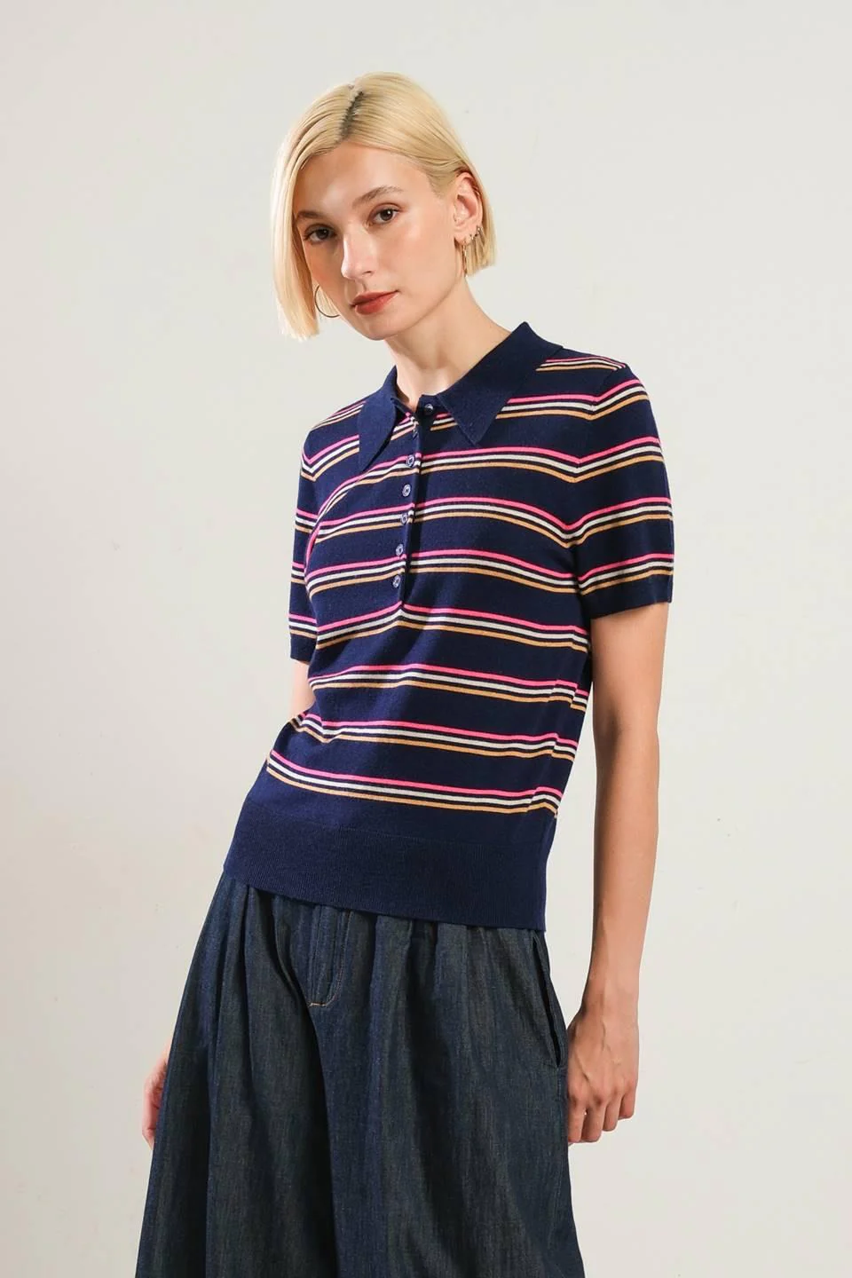 Pretty in Paradise Polo Top - Image 3